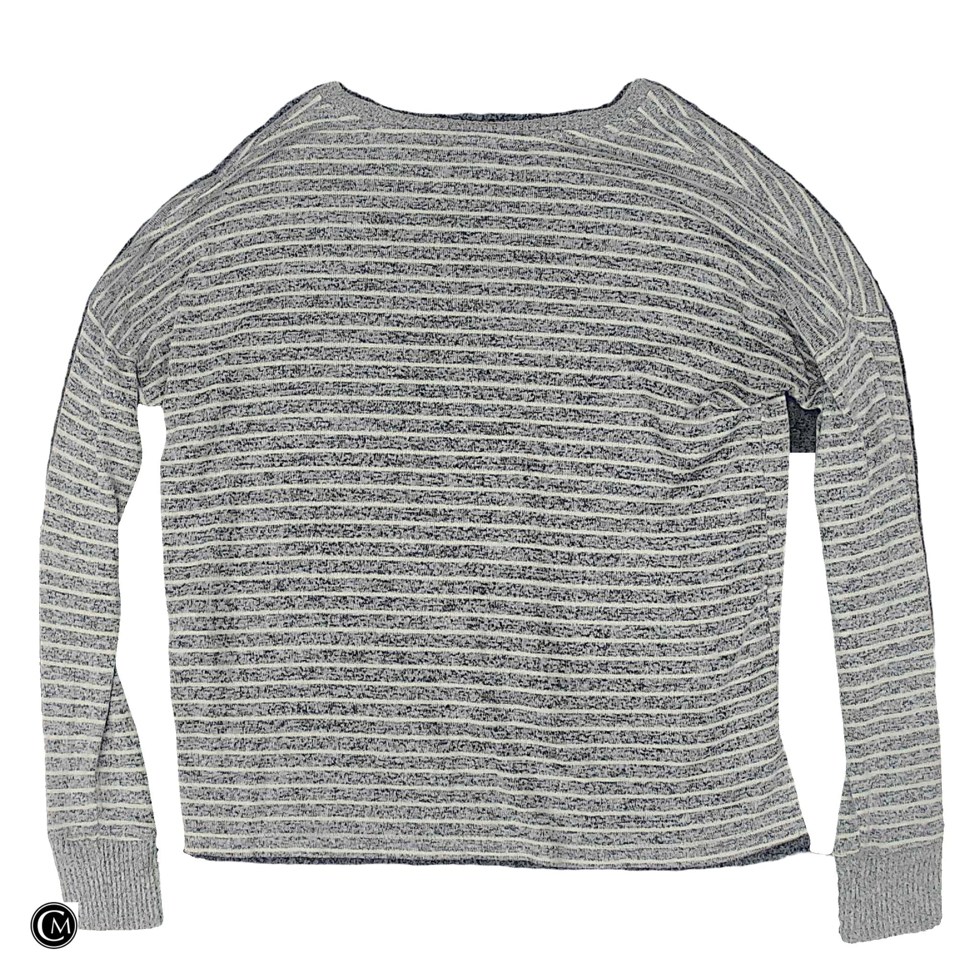 Top Ls By Clothes Mentor In Grey & White, Size: S image 2