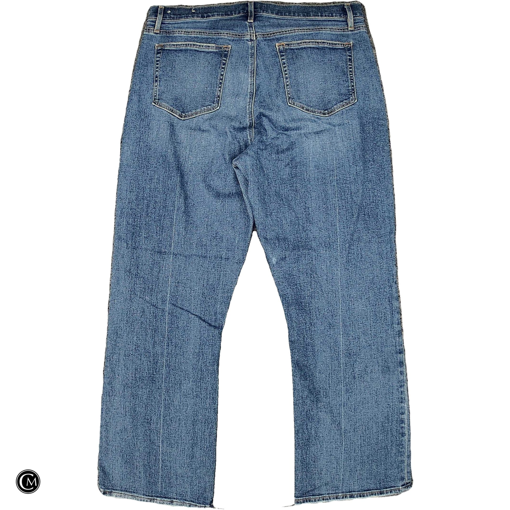 Jeans Cropped By Loft In Blue Denim, Size: 16 image 2