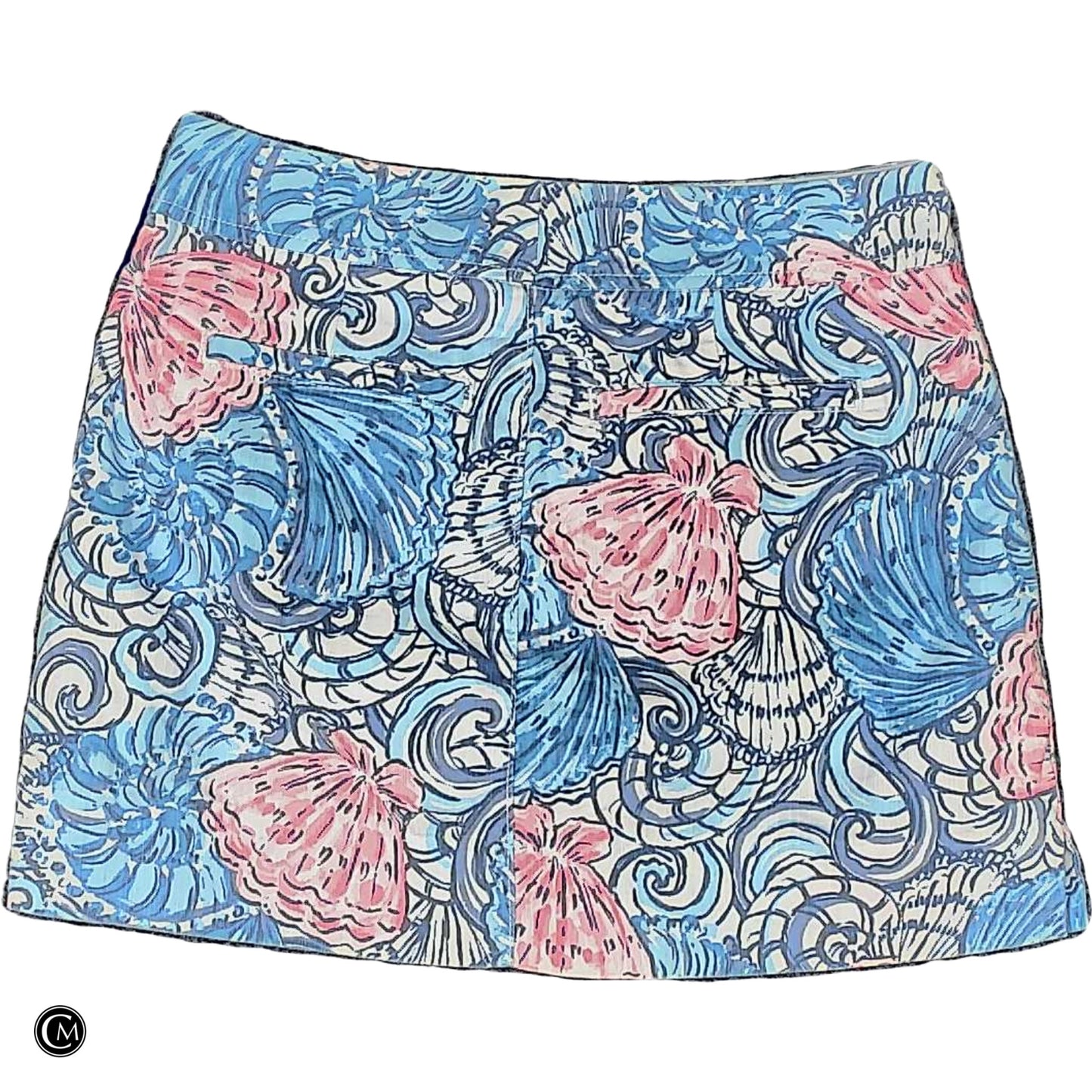 Skort Designer By Lilly Pulitzer In Blue & Pink, Size: Xs image 2