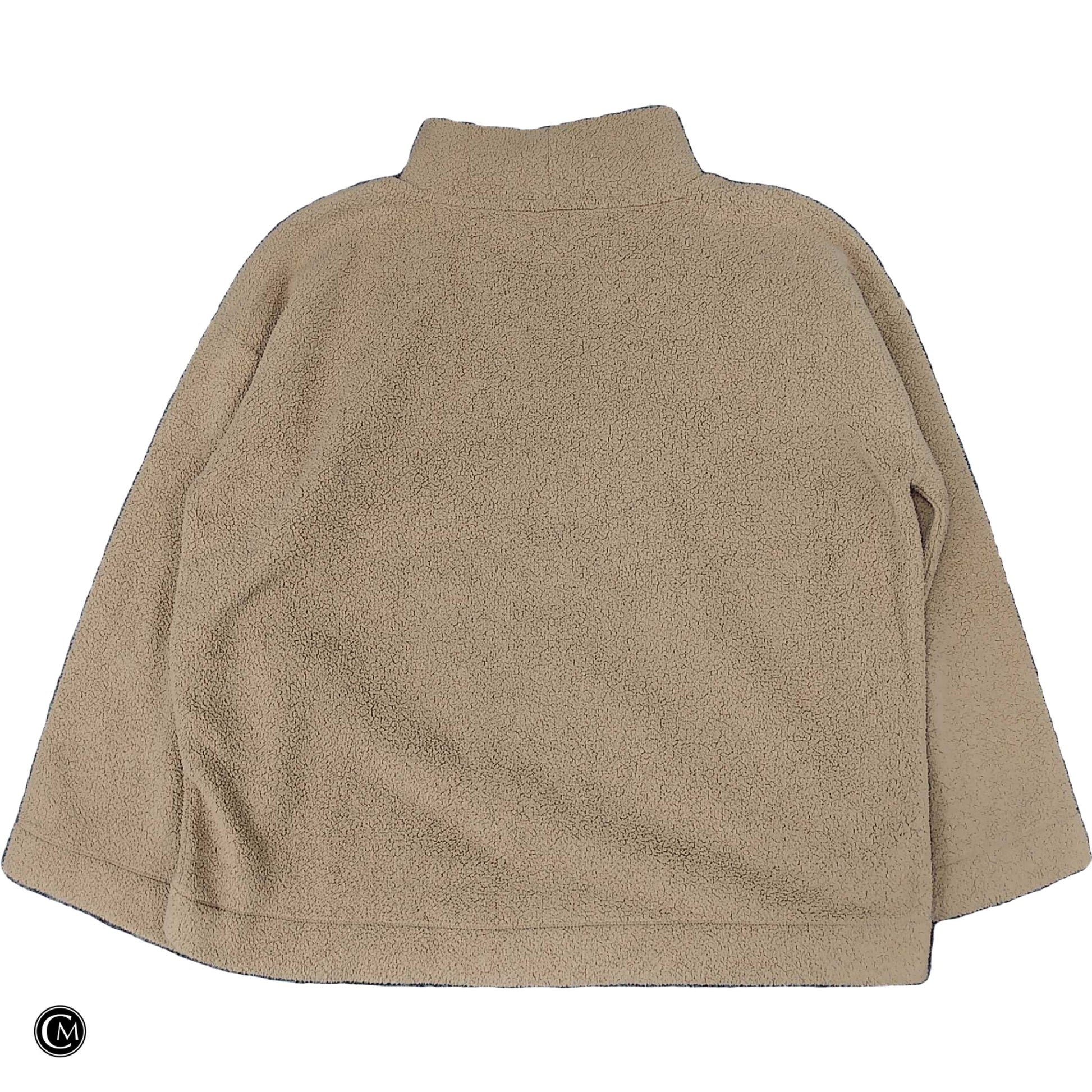 Sweatshirt Collar By Loft In Brown, Size: L image 2