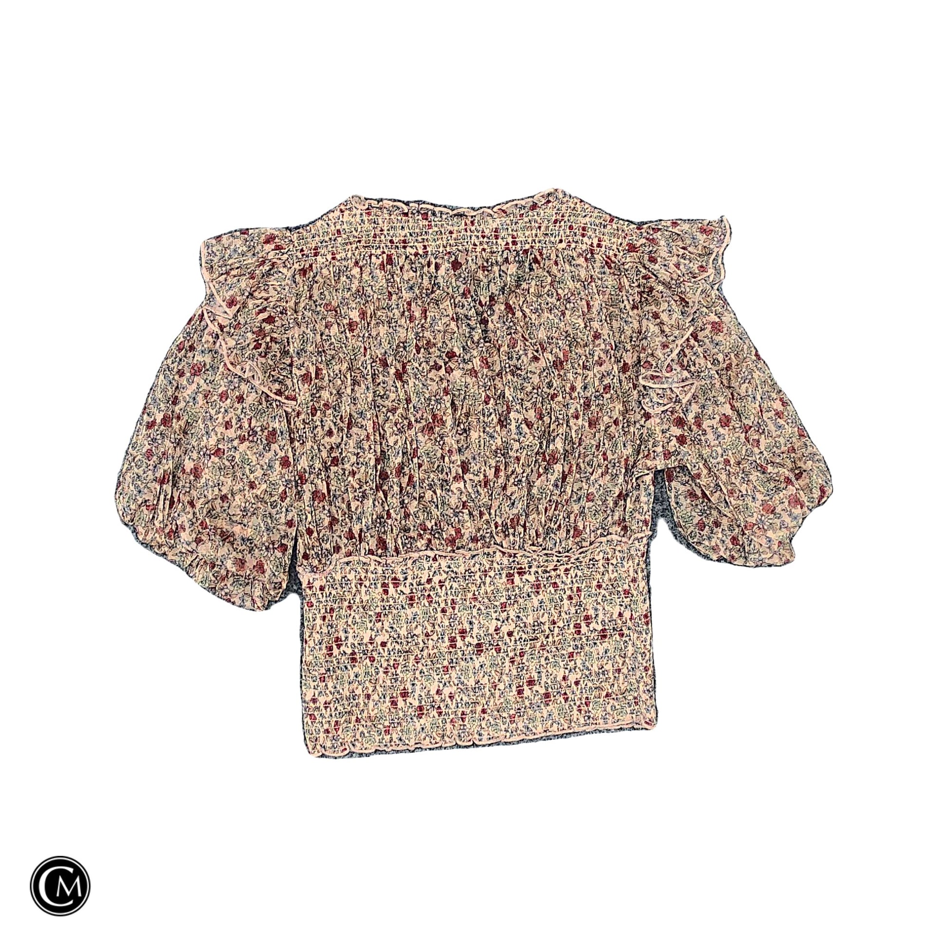 Blouse Ss By Free People In Floral Print, Size: S image 2