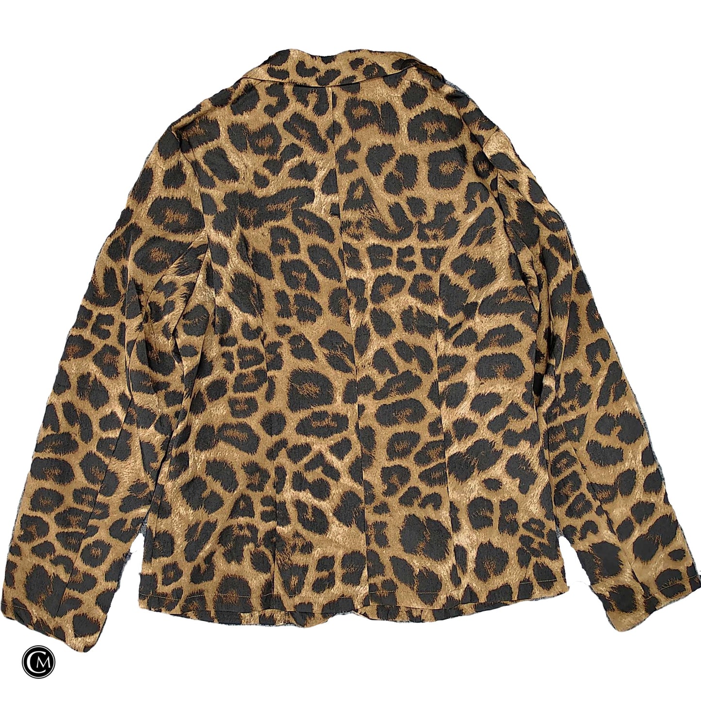 Blazer By Clothes Mentor In Animal Print, Size: Xl image 2
