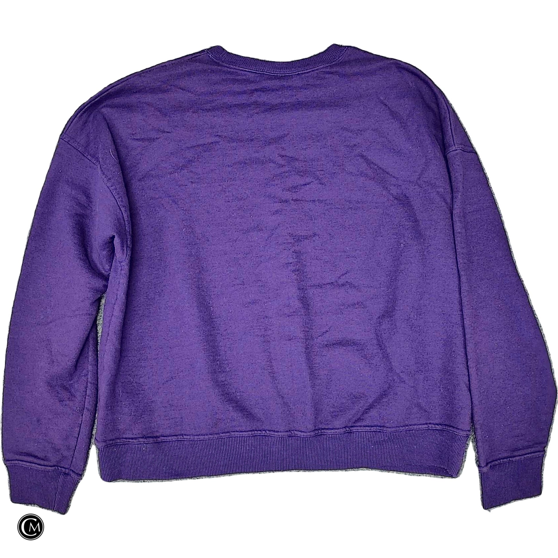 Sweatshirt Crewneck By Champion In Purple, Size: L image 2