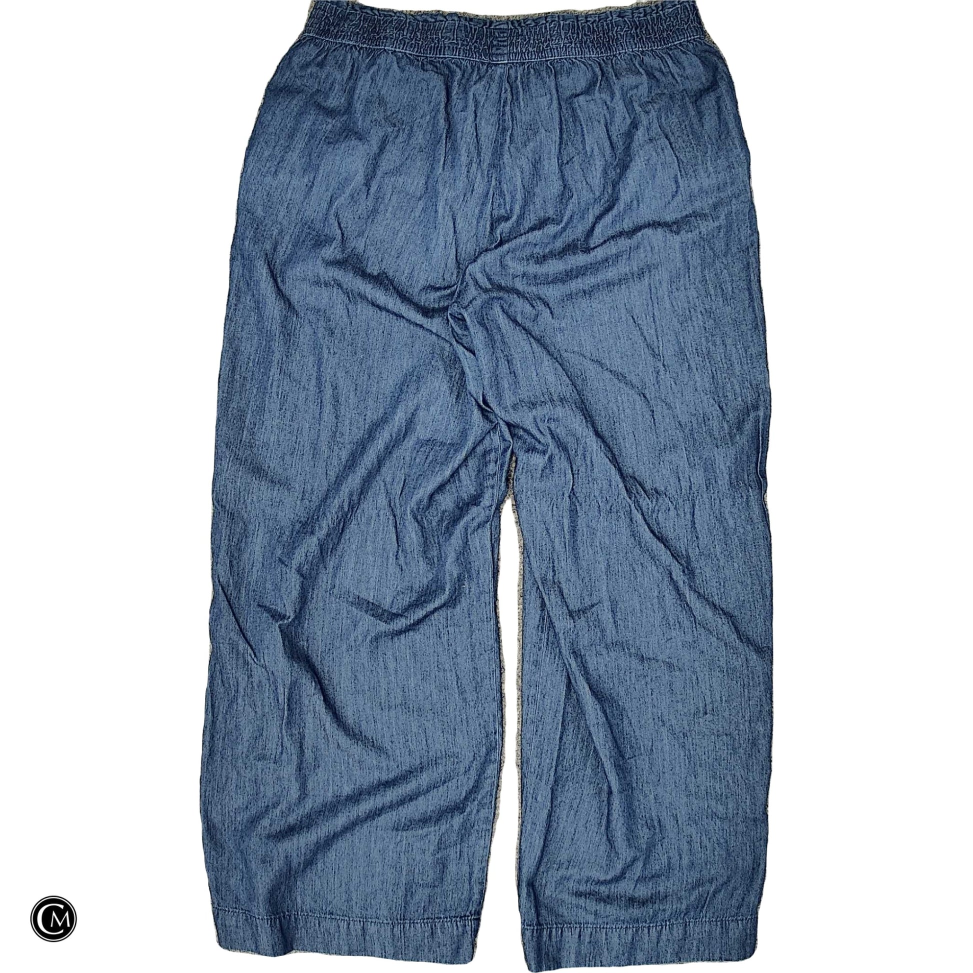 Pants Wide Leg By Joe Fresh In Blue, Size: Xl image 2