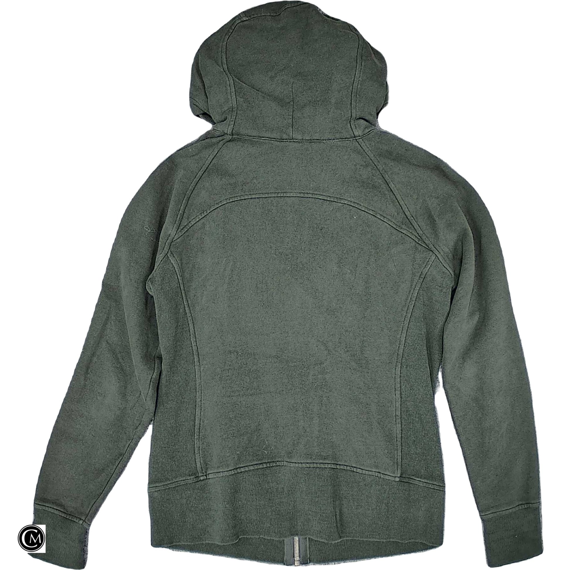Athletic Jacket By Lululemon In Green, Size: M image 2