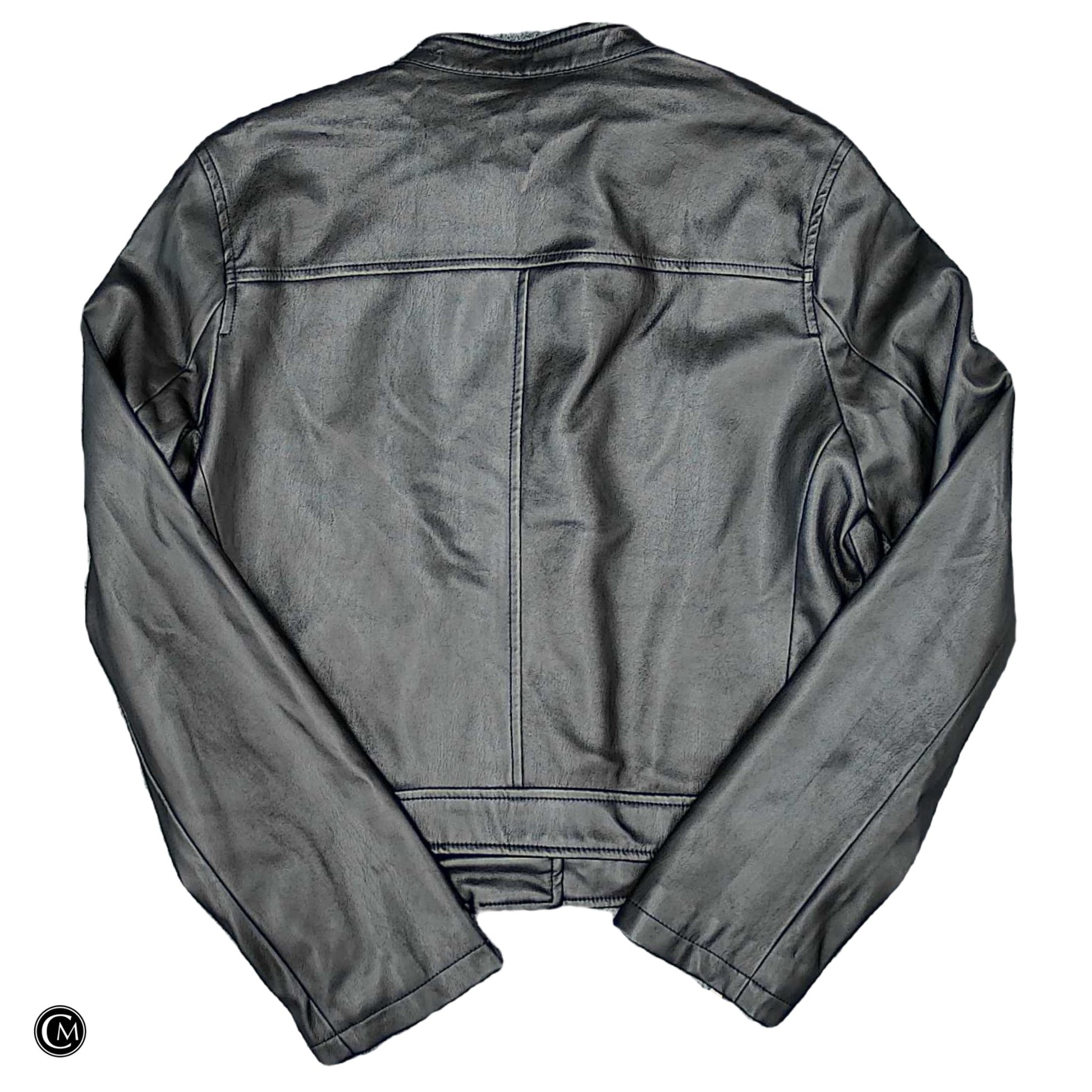 Jacket Moto By Banana Republic In Black, Size: M image 2