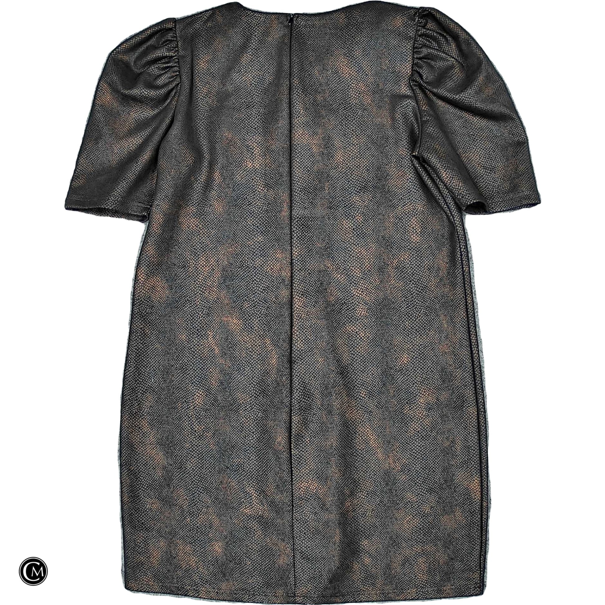 Dress Casual Short By Cupcakes And Cashmere In Snakeskin Print, Size: L image 2