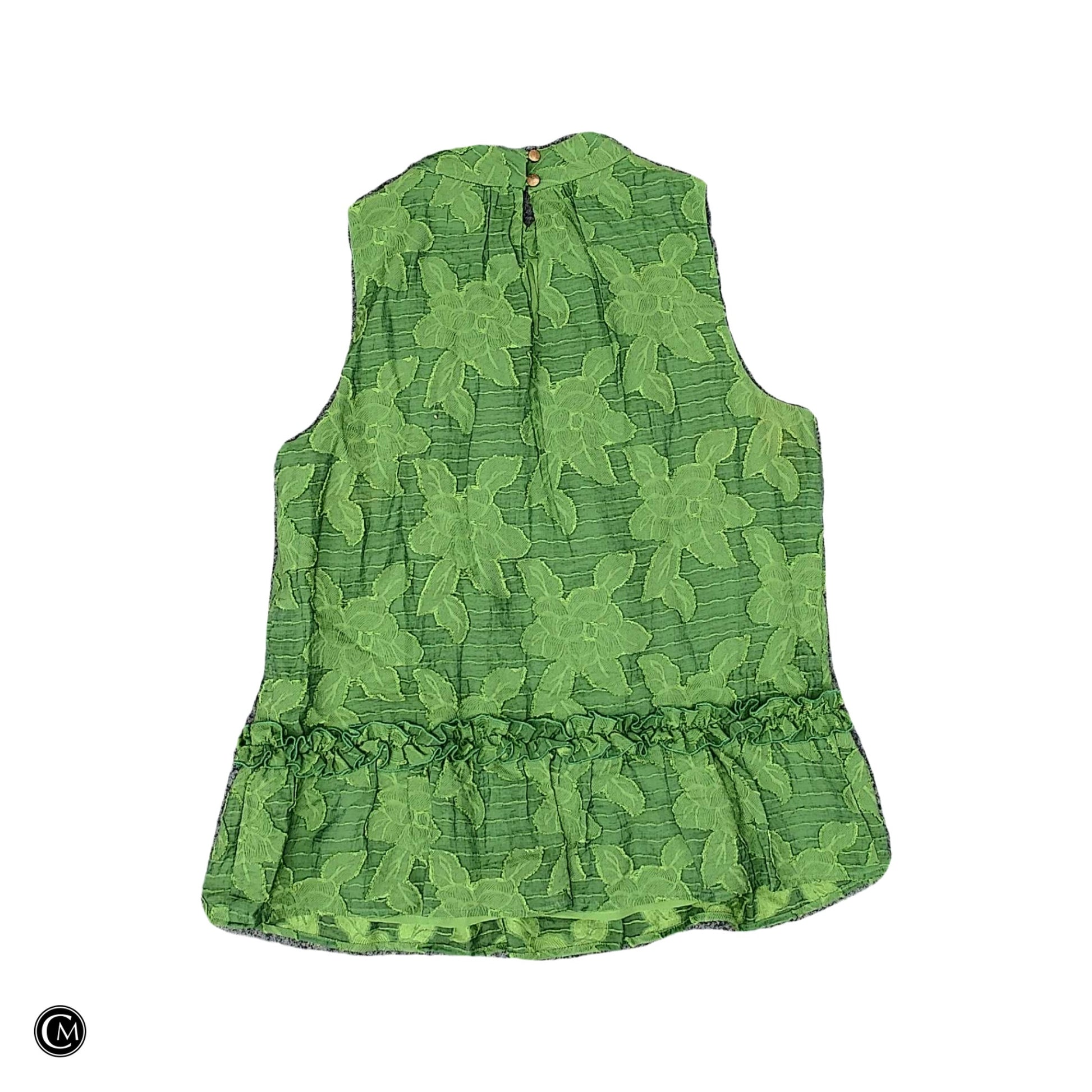 Top Sleeveless By Maeve In Green, Size: Xs image 2
