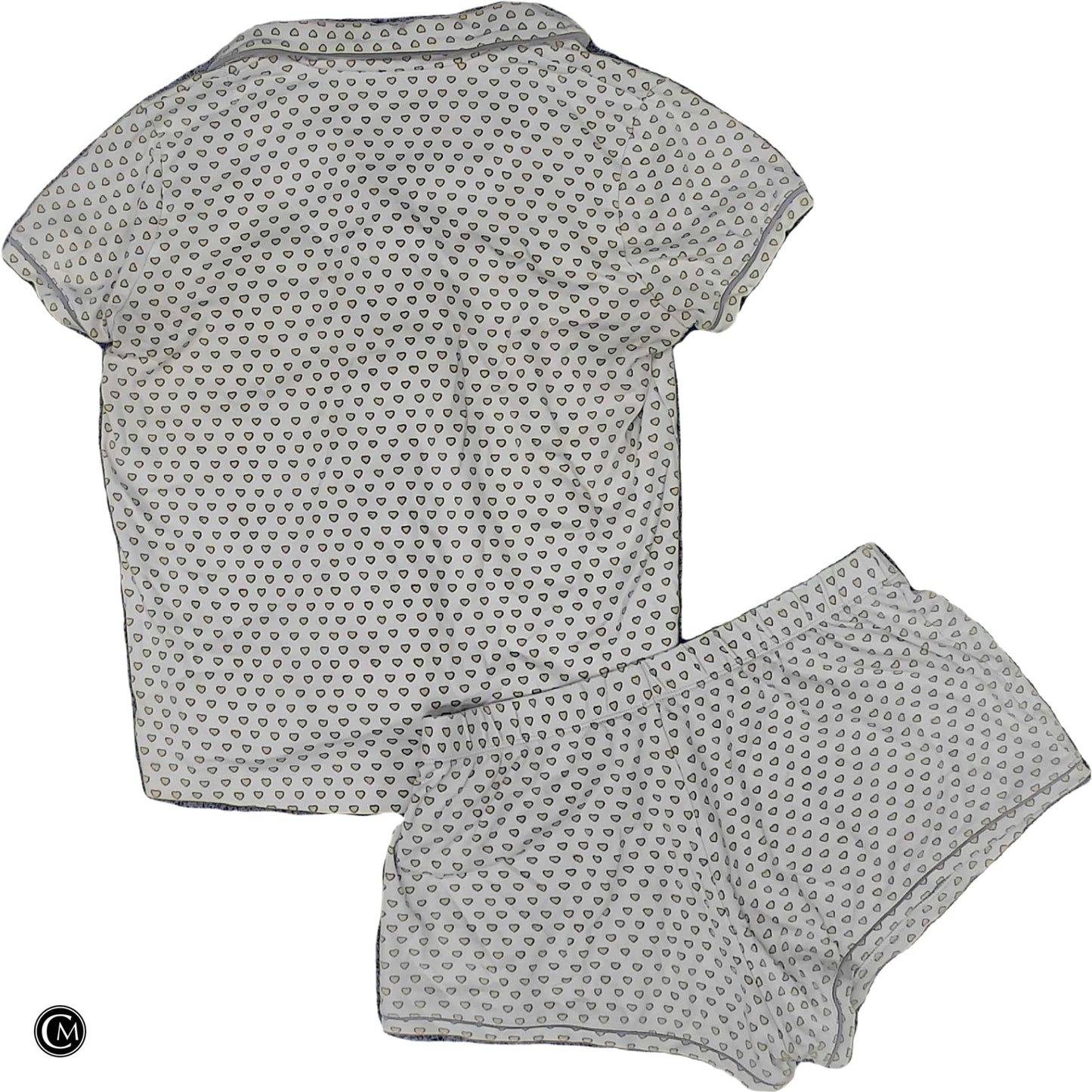 Lounge Set Shorts By Roller Rabbit In White & Yellow, Size: S image 2