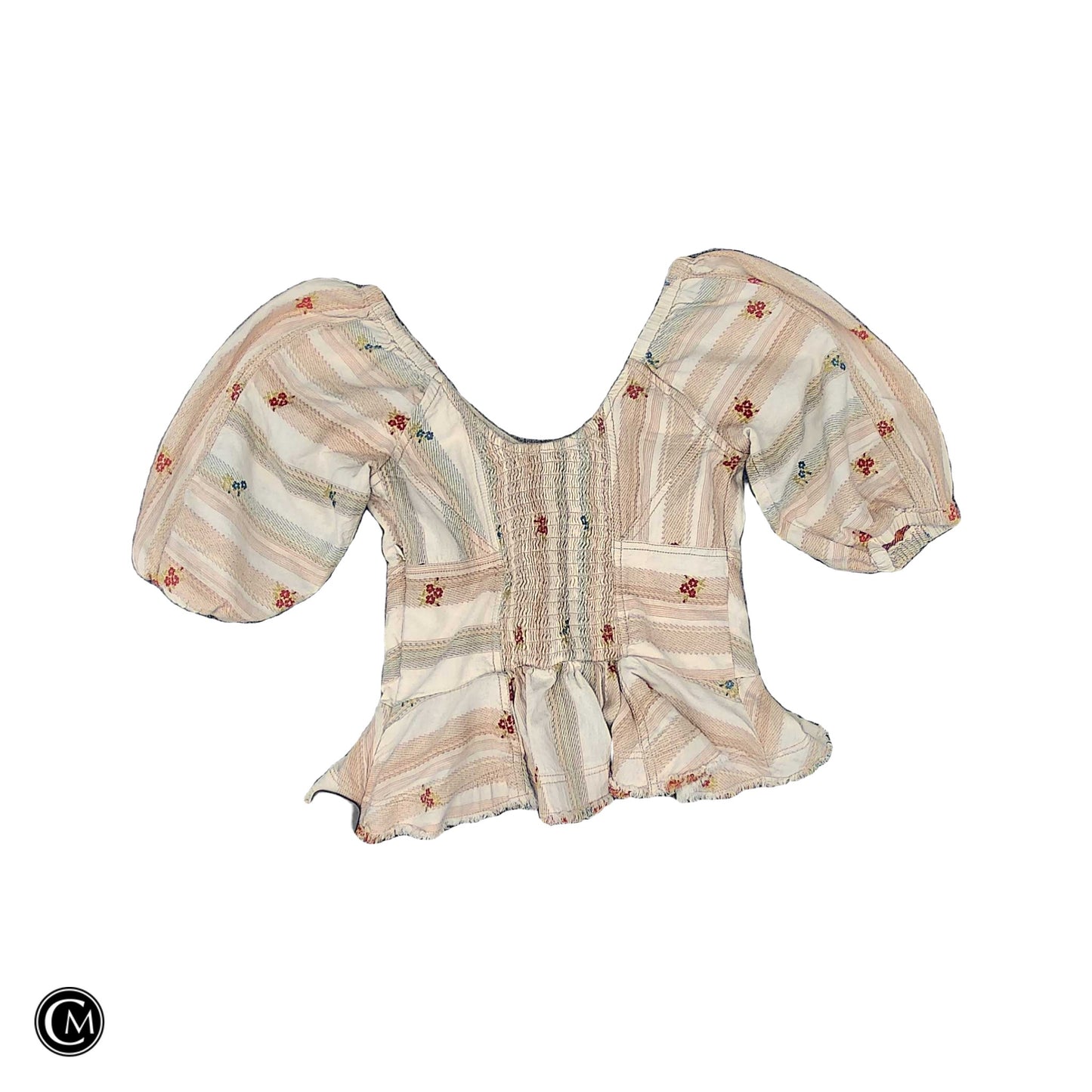 Top Ss By Pilcro In Cream & Orange, Size: S image 2