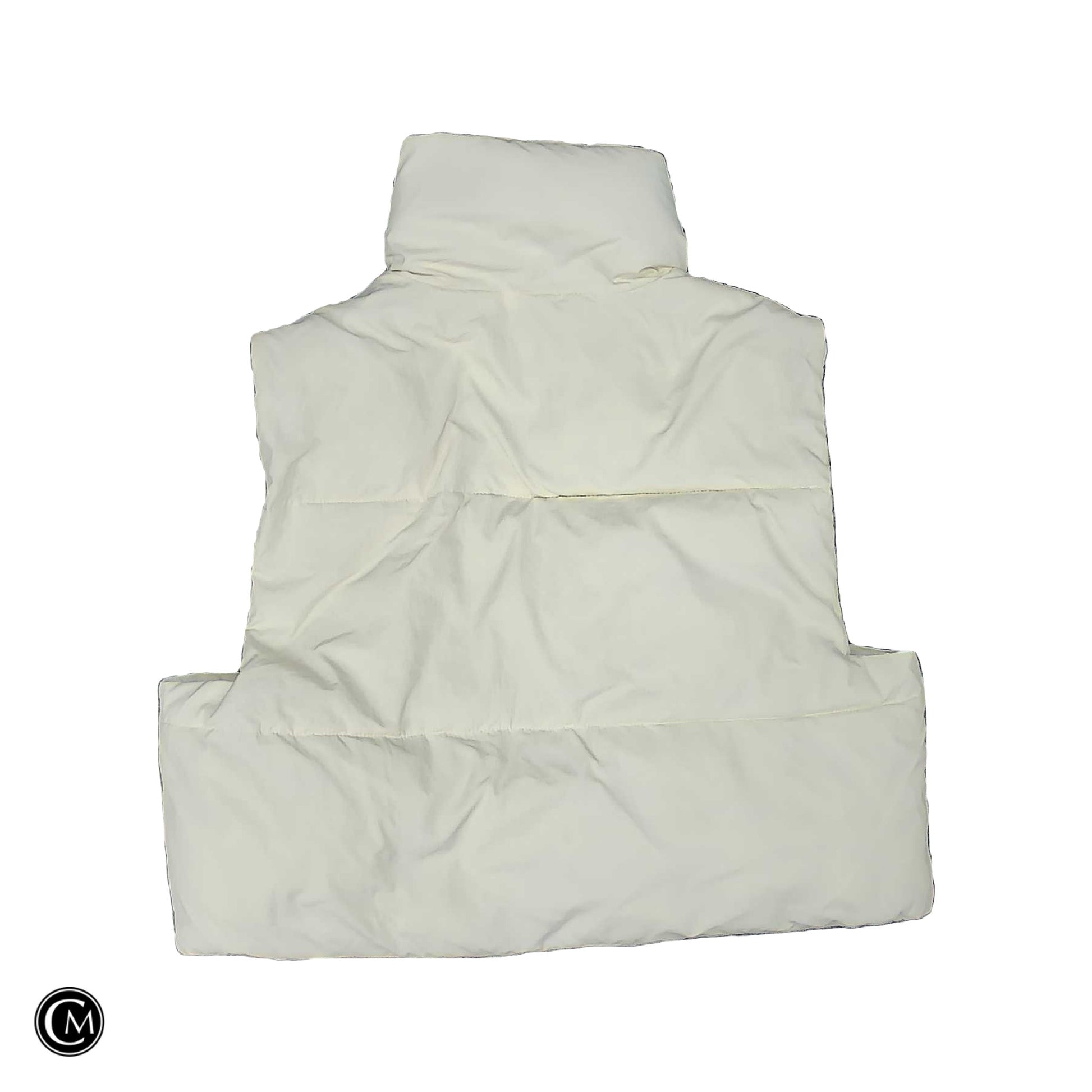 Vest Puffer & Quilted By Clothes Mentor In Cream, Size: Xl image 2