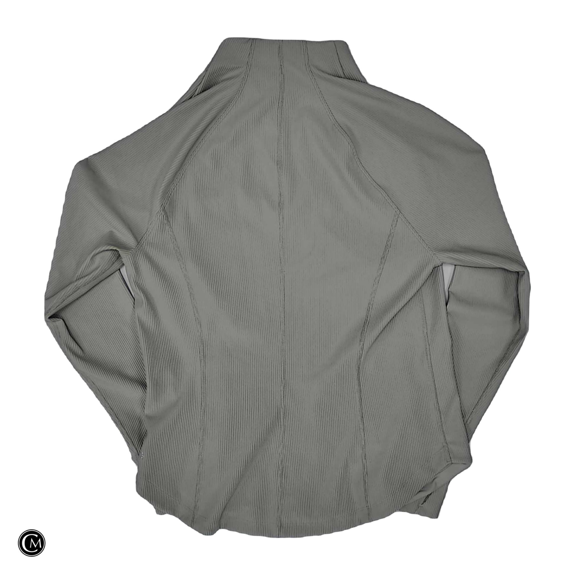 Athletic Jacket By Athleta In Cream, Size: L image 2