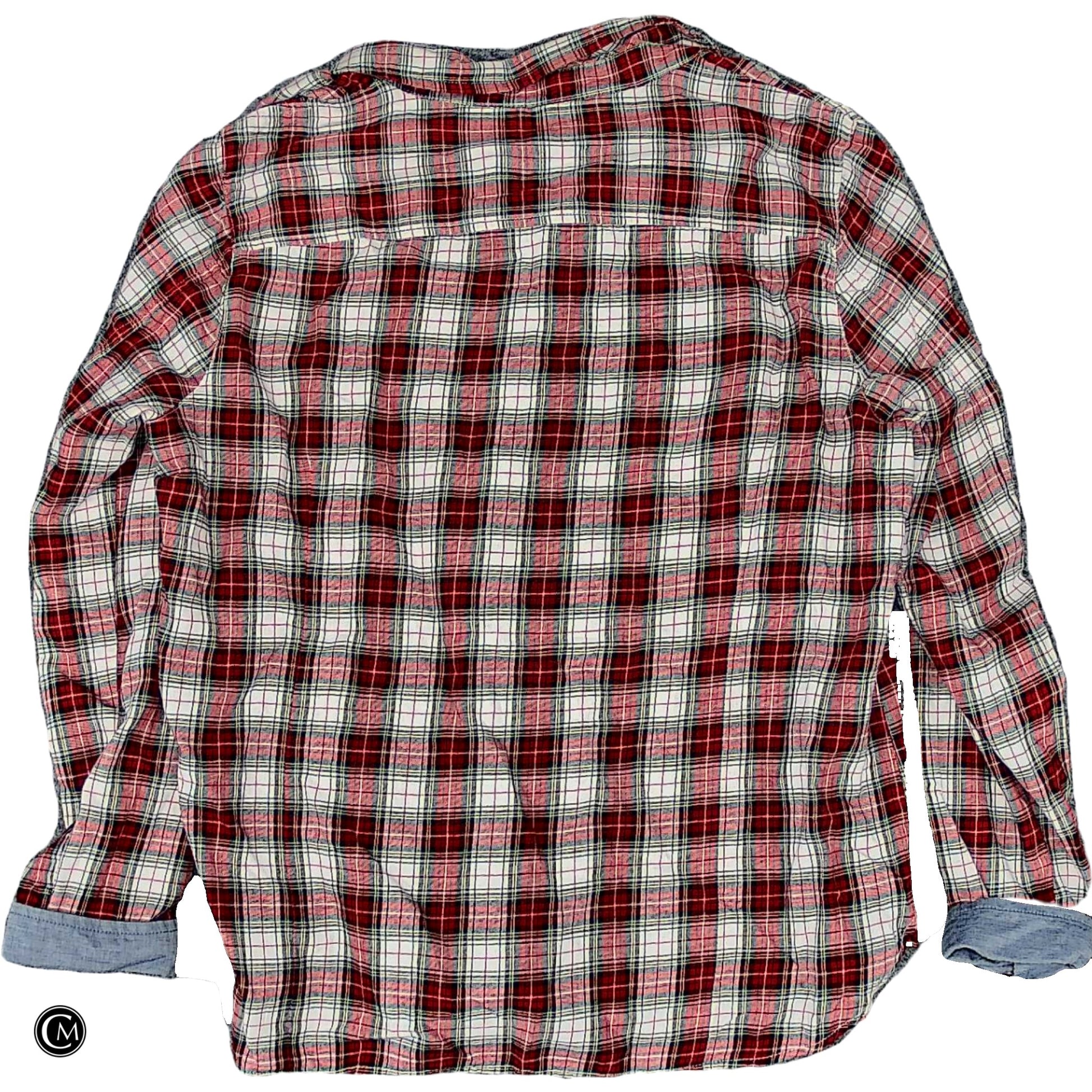 Top Ls By Tommy Hilfiger In Plaid Pattern, Size: Xl image 2