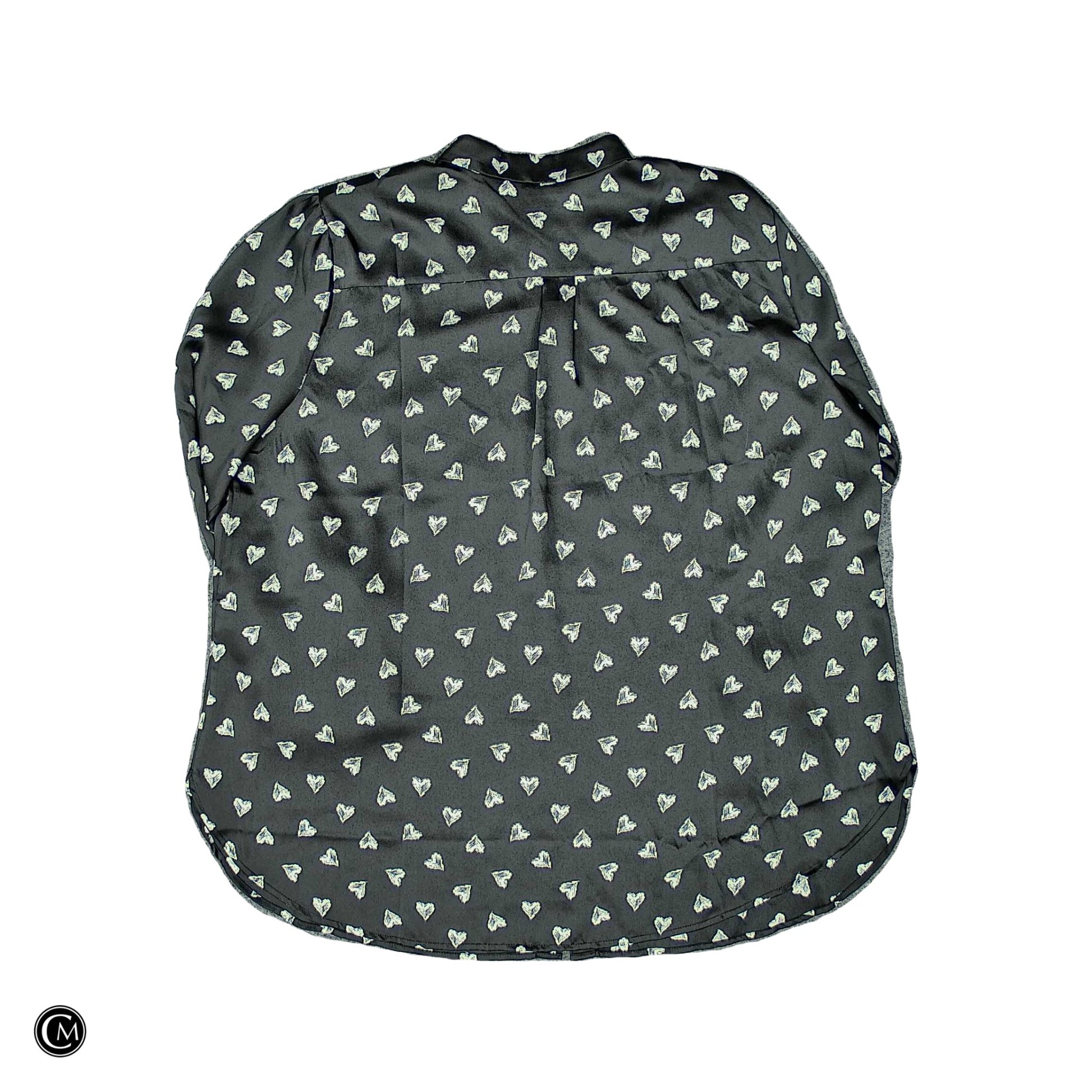 Blouse Ls By Chicos In Black & White, Size: 1x image 2