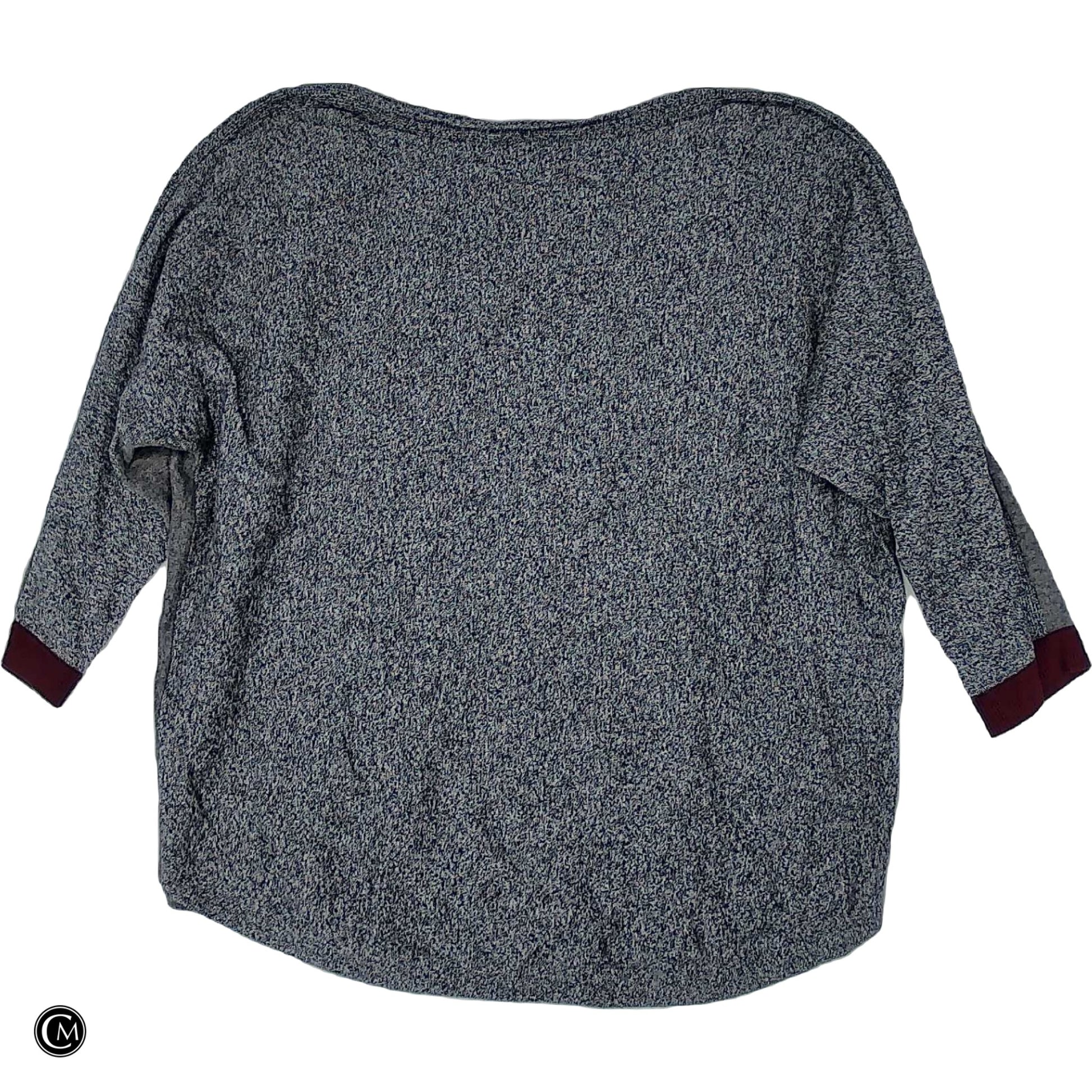 Top Ls By Chicos In Grey & Red, Size: L image 2