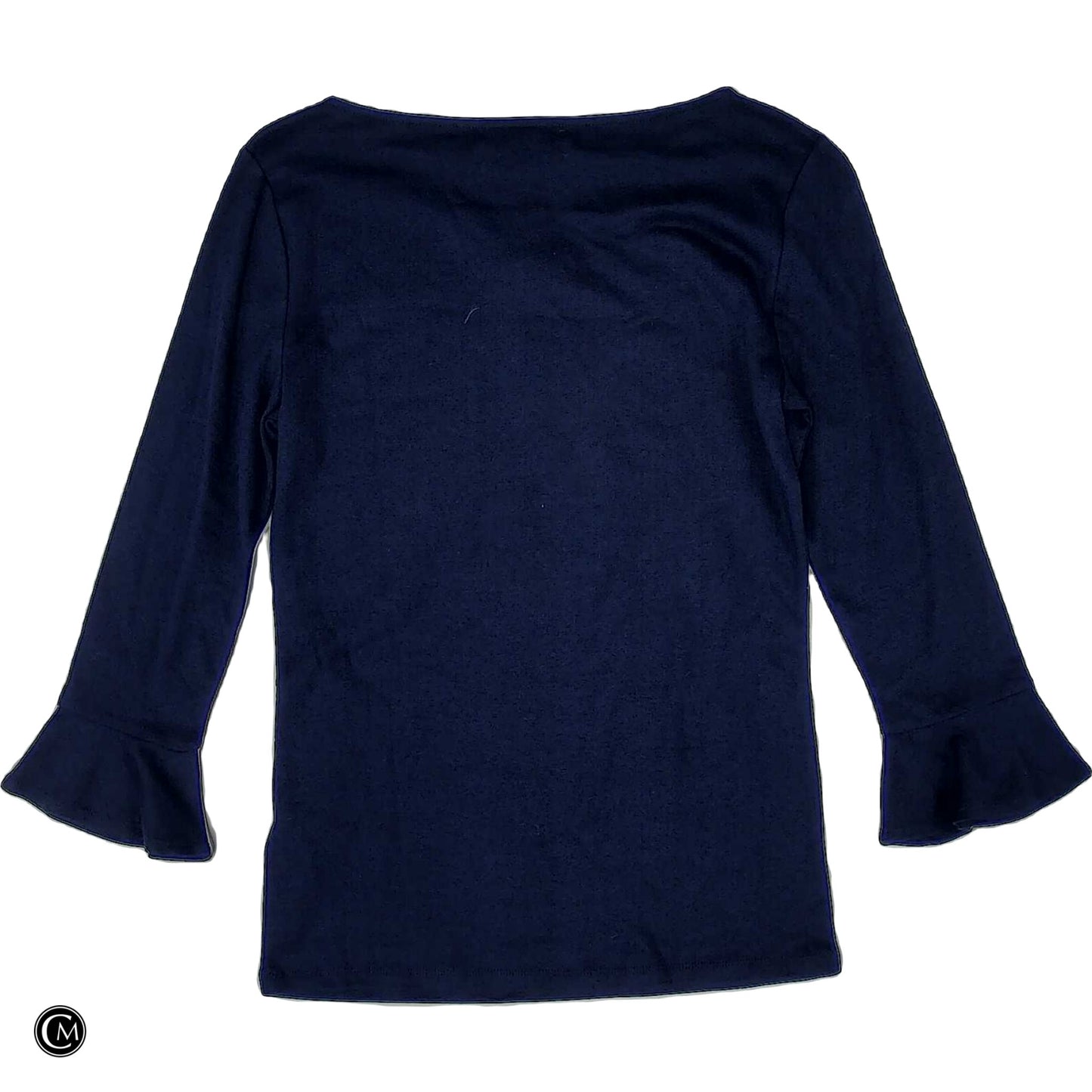 Top Ls Basic By Lauren By Ralph Lauren In Navy, Size: M image 2