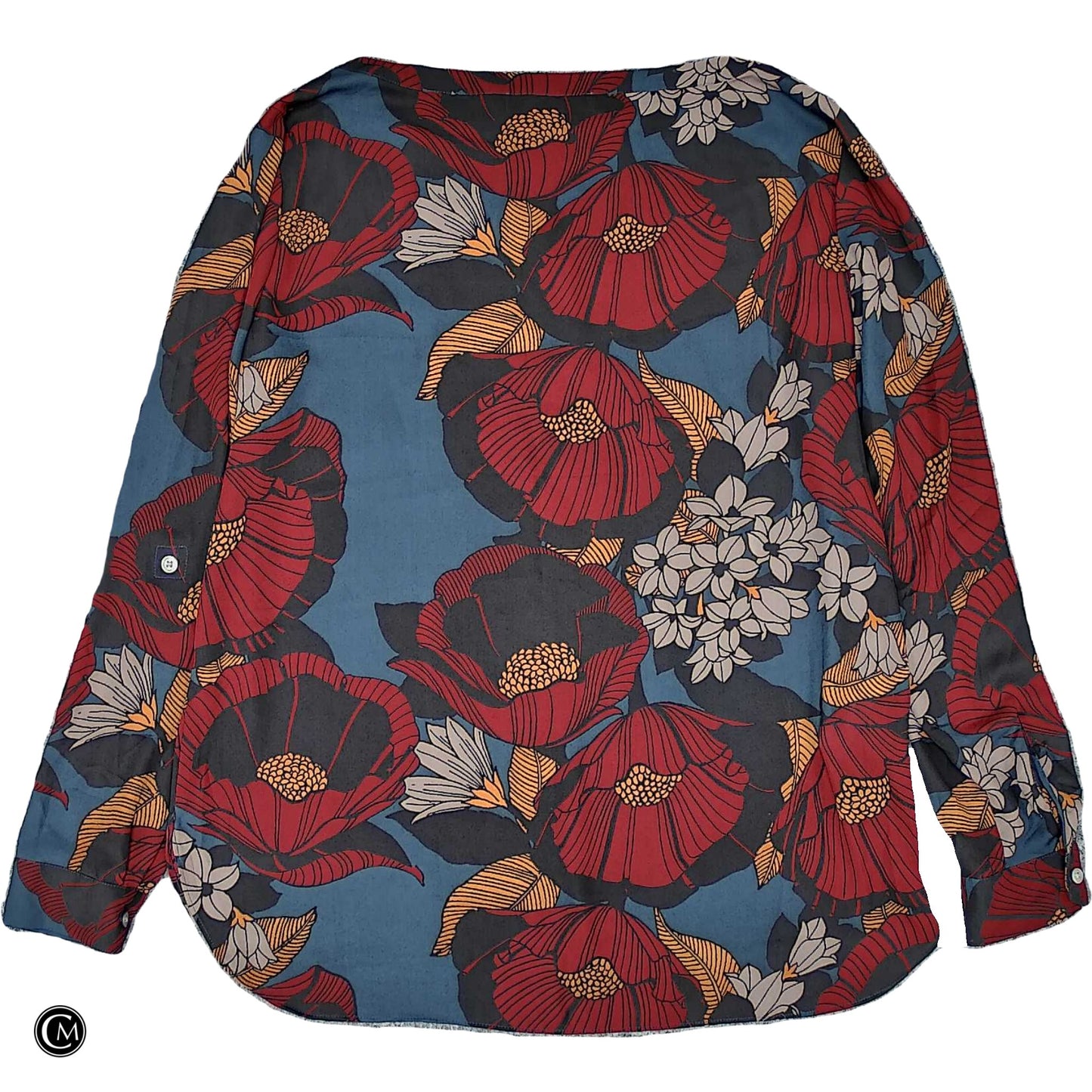 Top Ls By Loft In Blue & Red, Size: M image 2