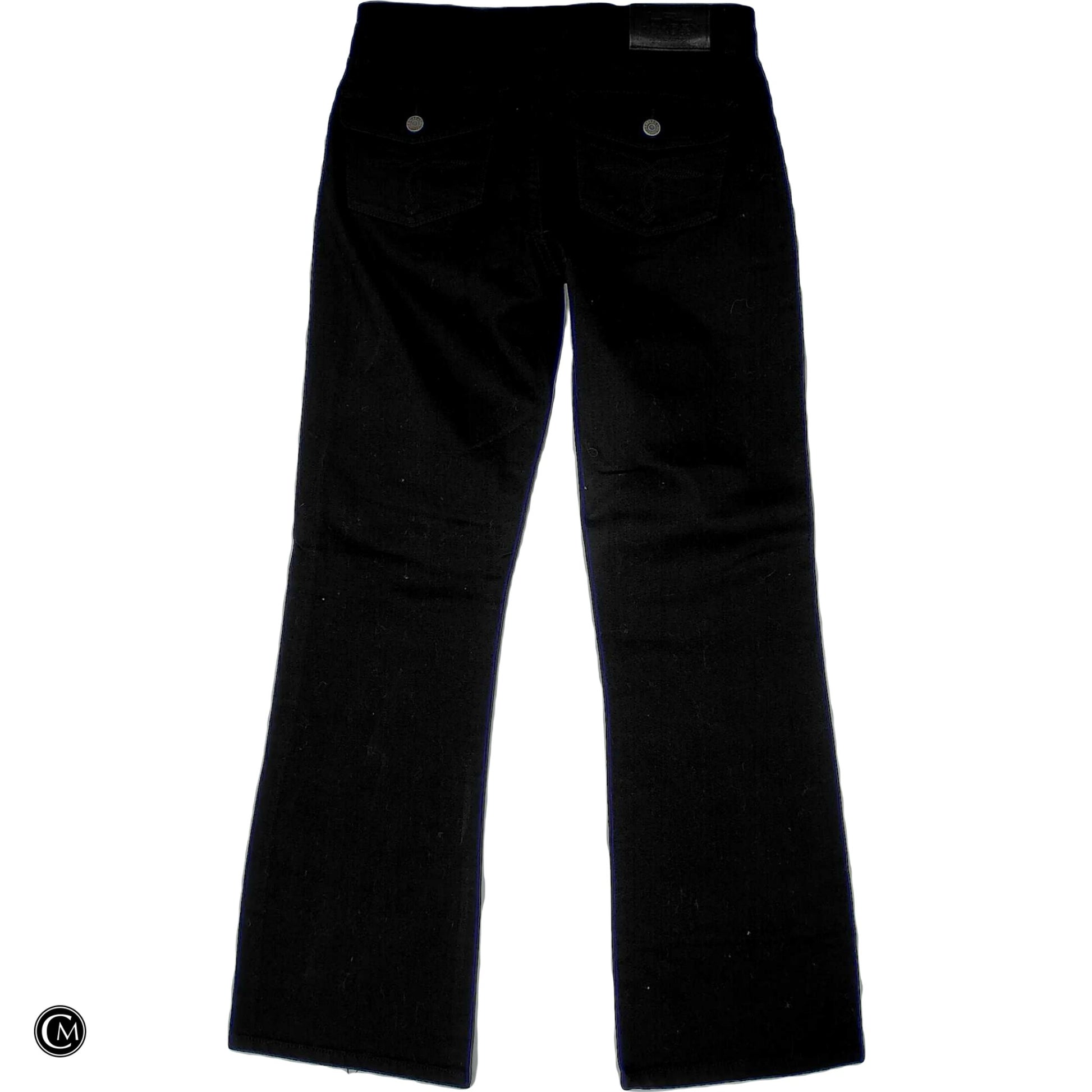 Jeans Flared By Lauren Jeans Co In Black Denim, Size: 2p image 2