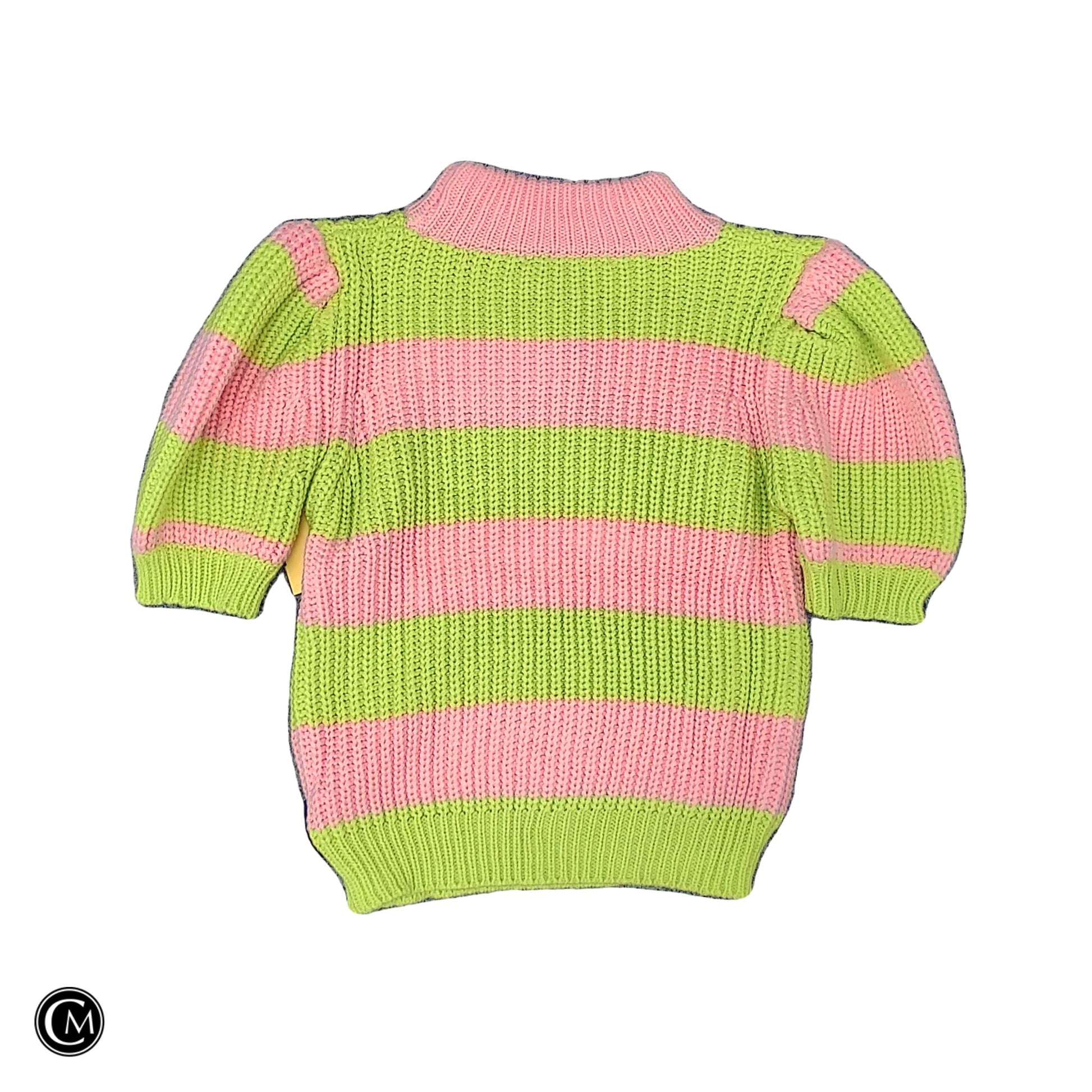 Sweater Ss By English Factory In Green & Pink, Size: S image 2