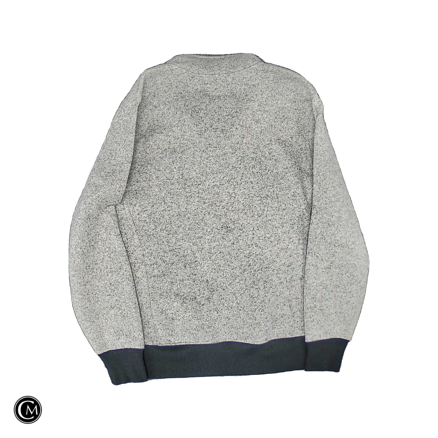 Sweatshirt Collar By Clothes Mentor In Grey, Size: L image 2