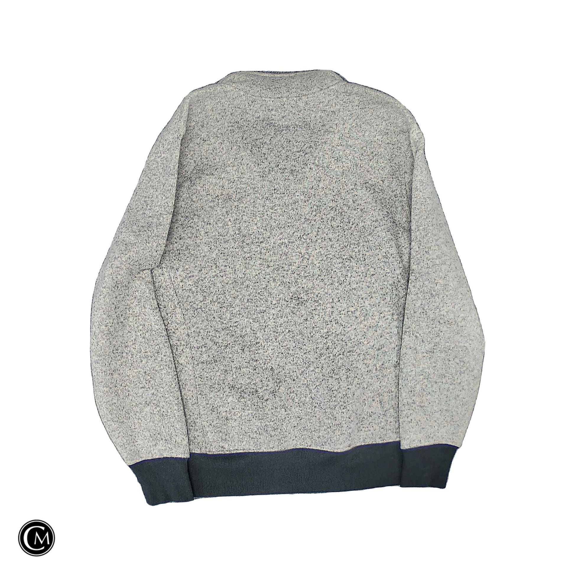 Sweatshirt Collar By Clothes Mentor In Grey, Size: L image 2