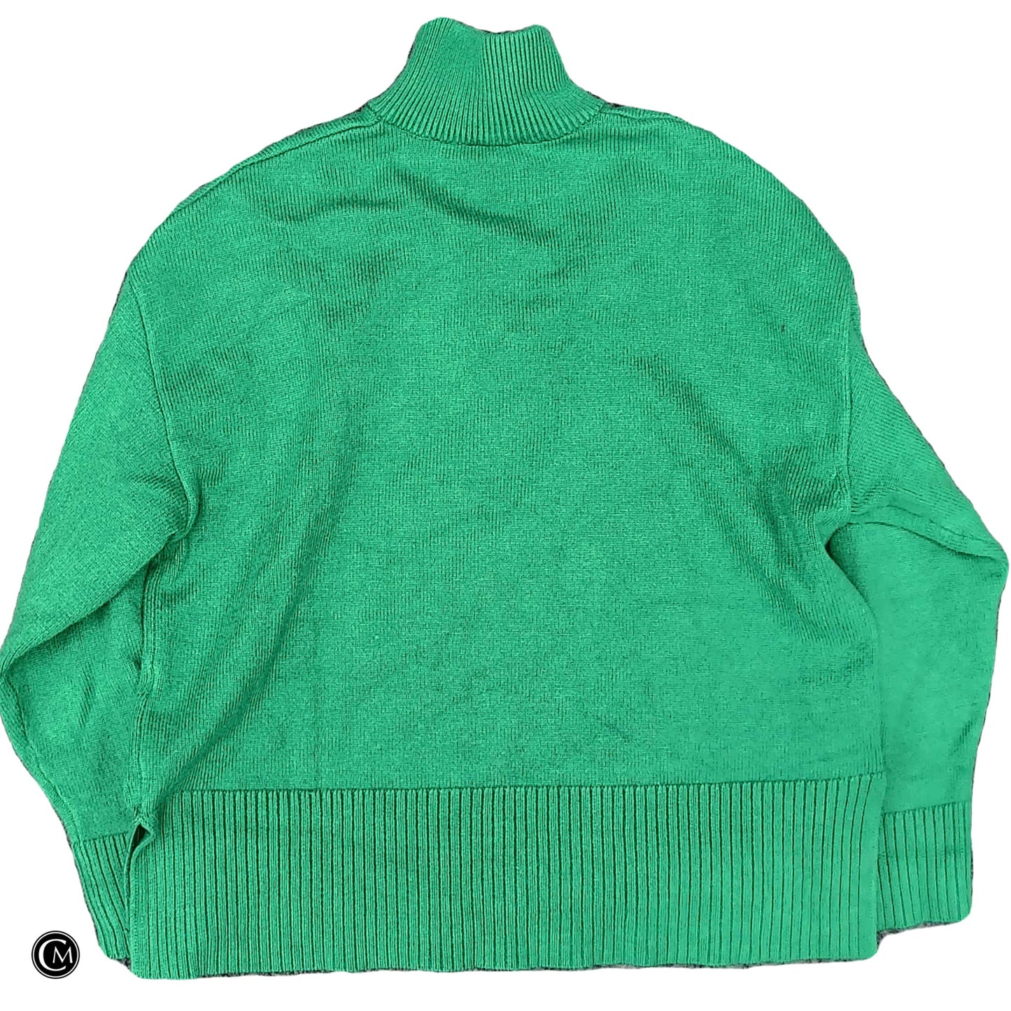 Sweatshirt Collar By Zara In Green, Size: M image 2
