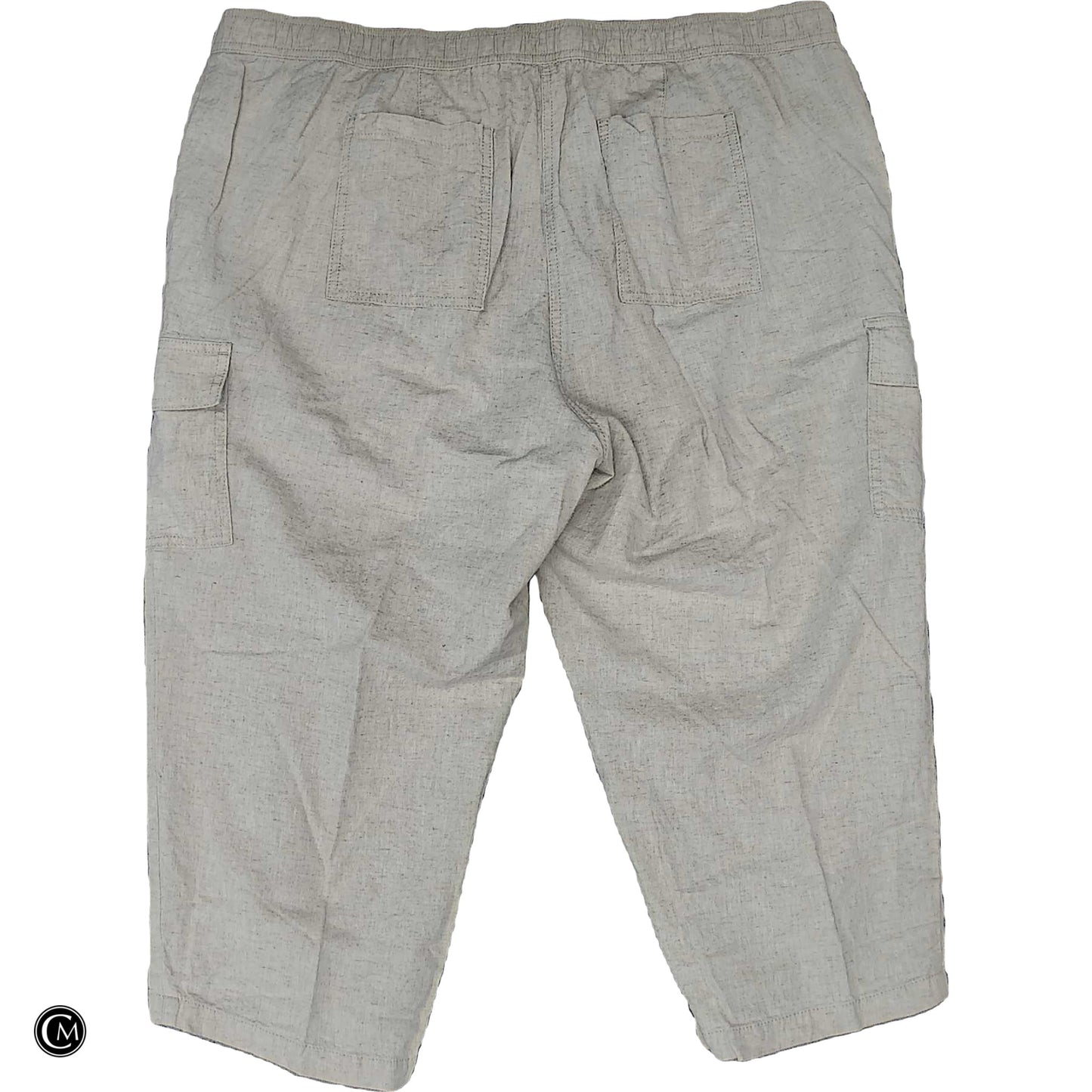 Pants Linen By Talbots In Cream, Size: 18 image 2