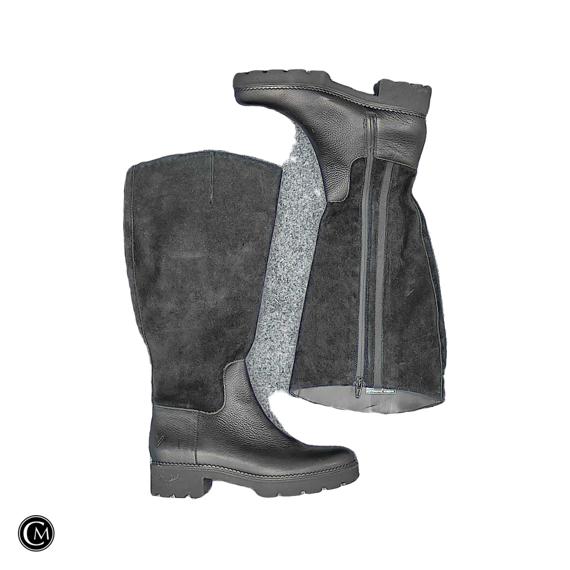 Boots Knee Heels By Vionic In Black, Size: 8.5 image 2
