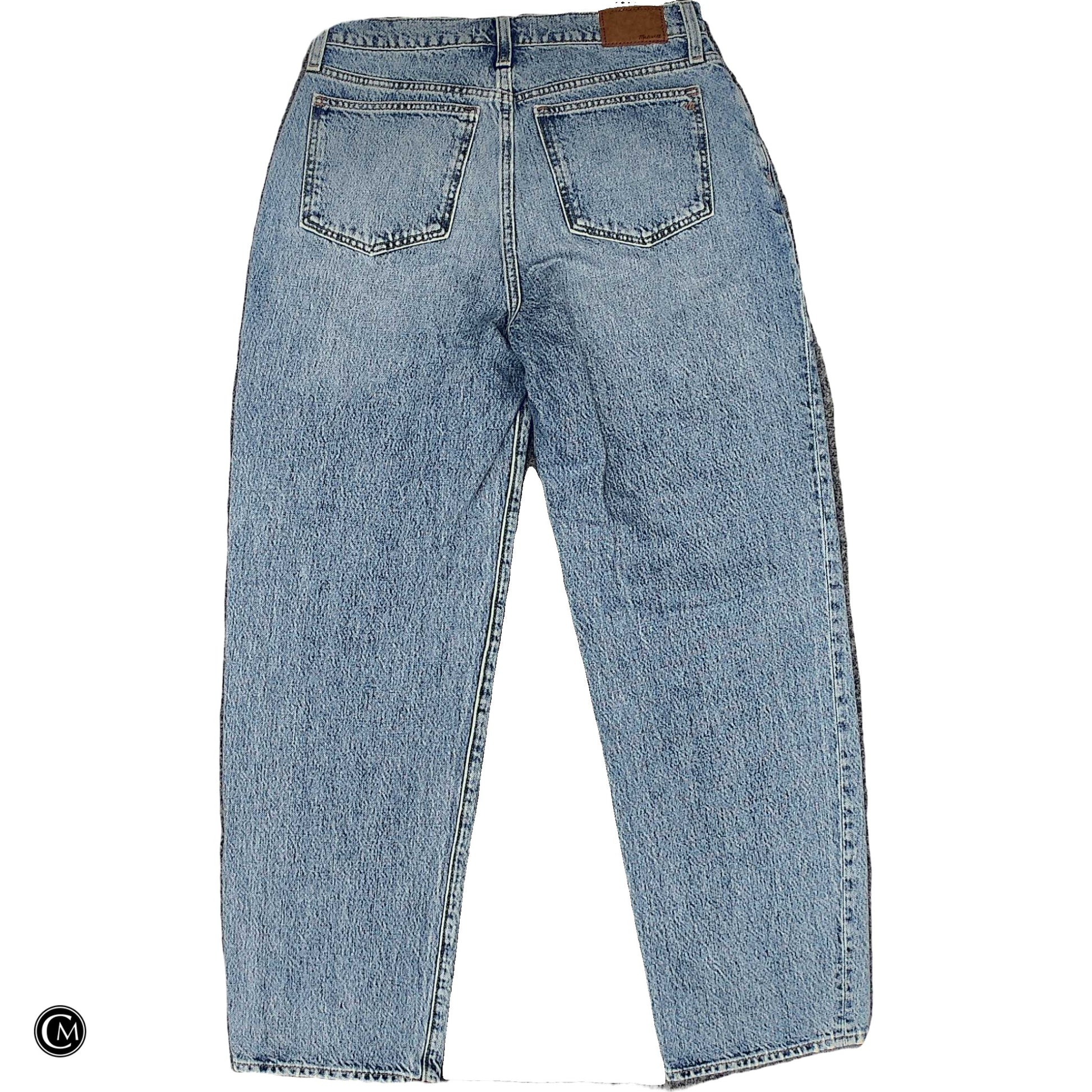 Jeans Straight By Madewell In Blue Denim, Size: 6 image 2
