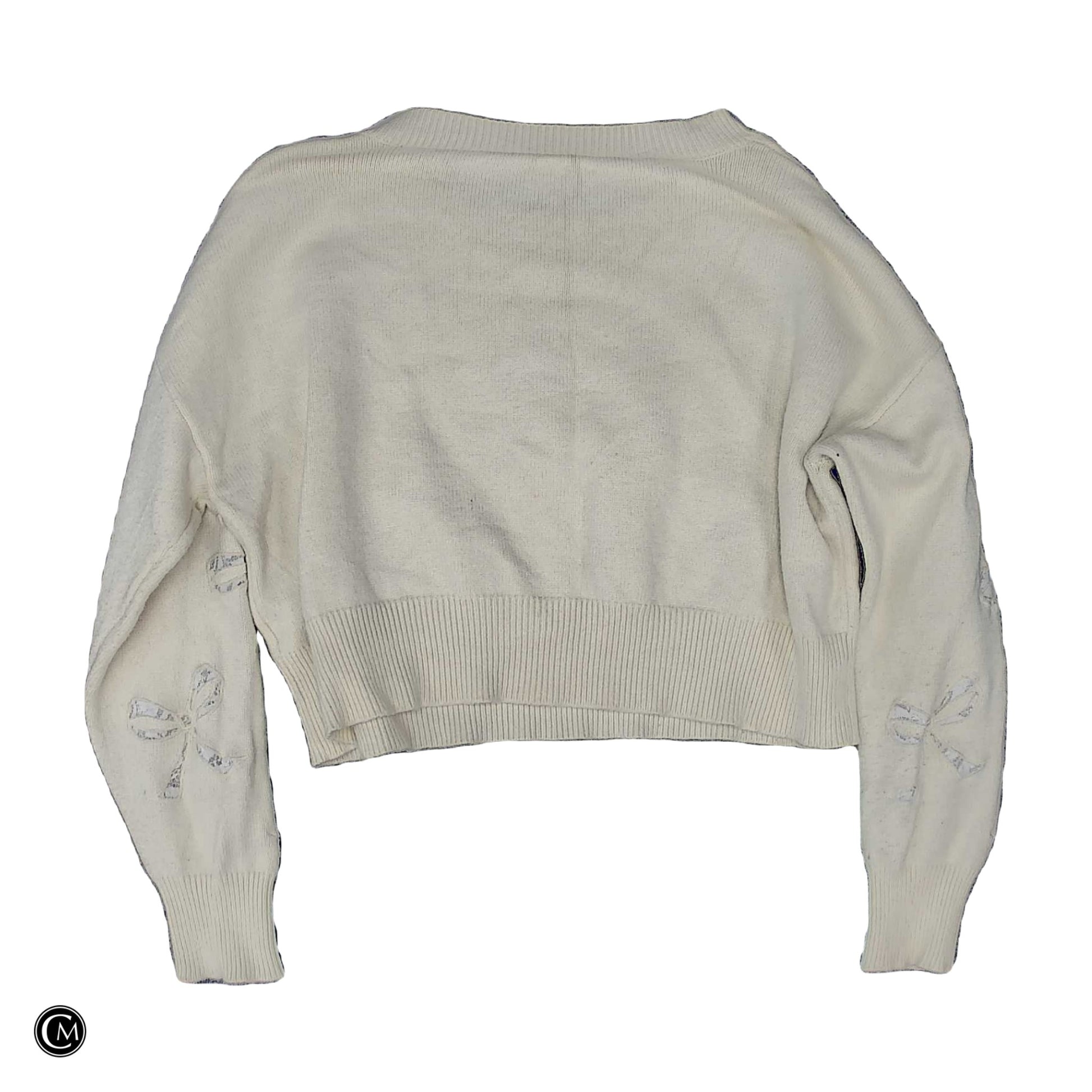 Sweater By Altard State In Cream & White, Size: L image 2