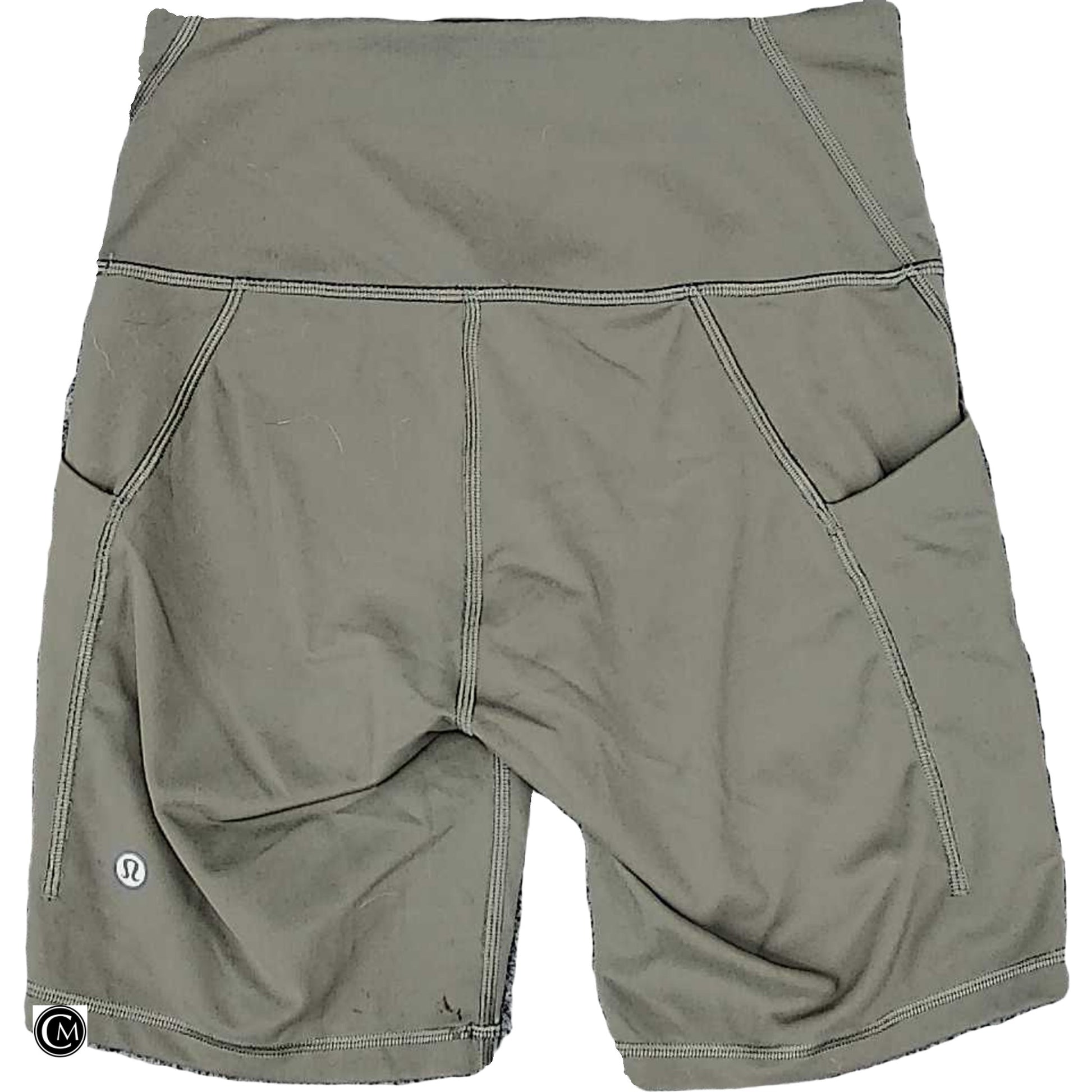 Athletic Shorts By Lululemon In Green, Size: M image 2