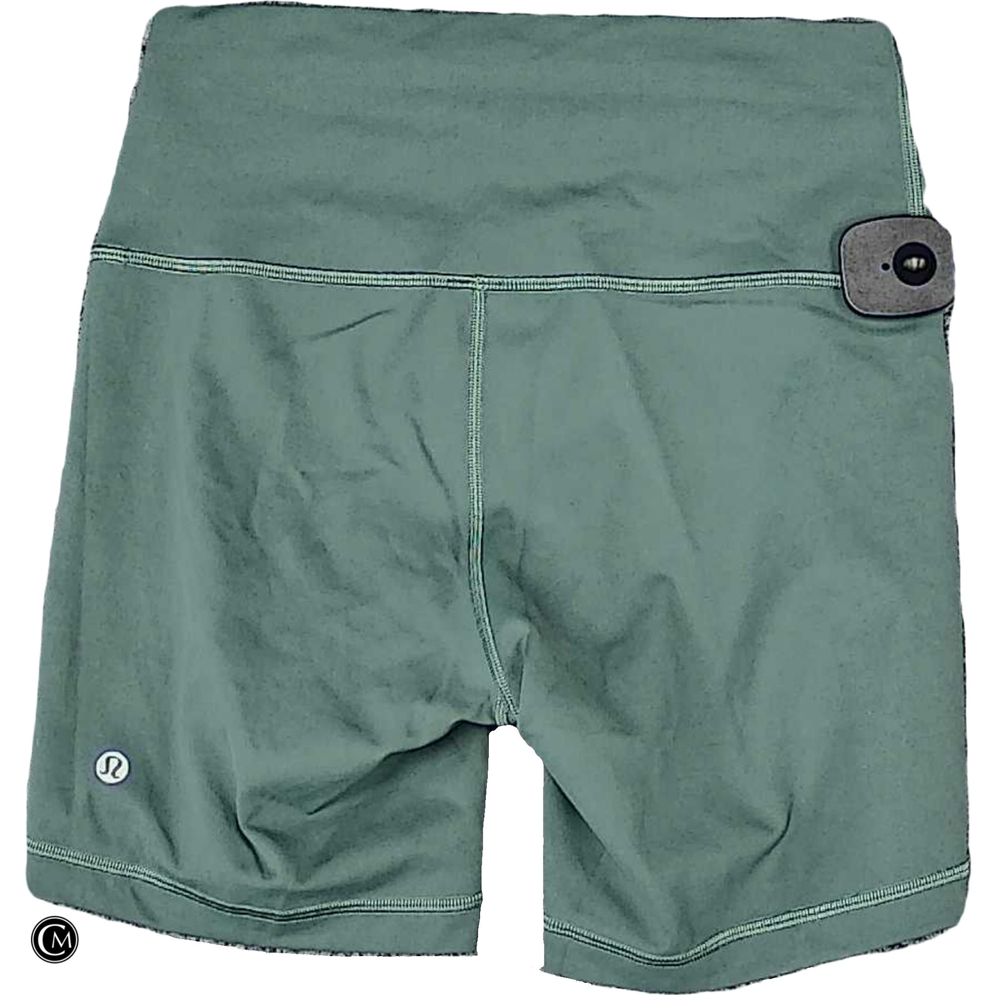 Athletic Shorts By Lululemon In Green, Size: M image 2