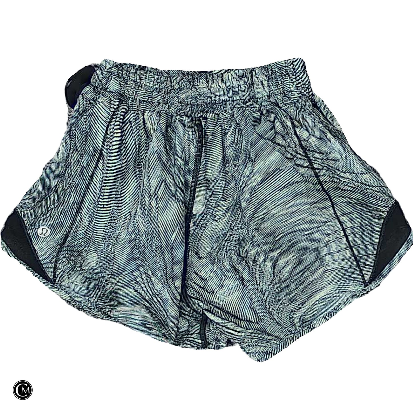 Athletic Shorts By Lululemon In Blue & Green, Size: Xs image 2