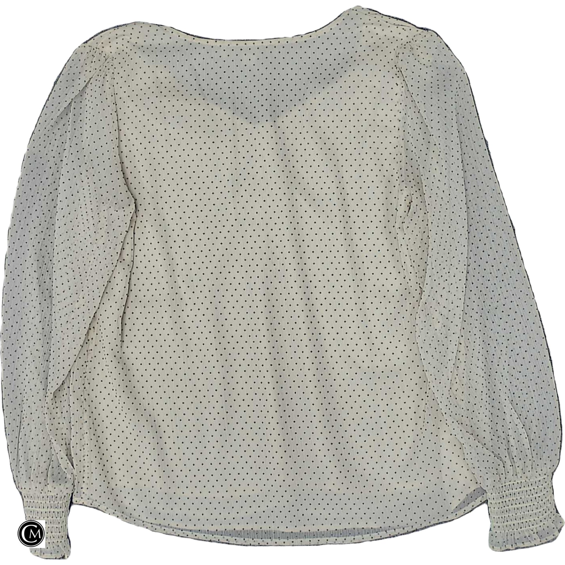 Blouse Ls By Loft In Cream, Size: S image 2