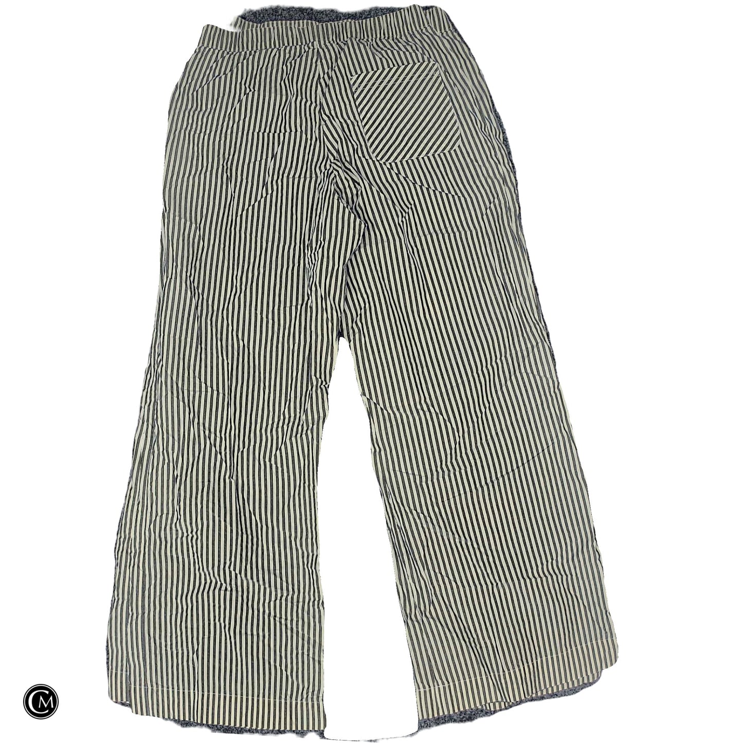 Pants Wide Leg By Marine Layer In Striped Pattern, Size: 0 image 2