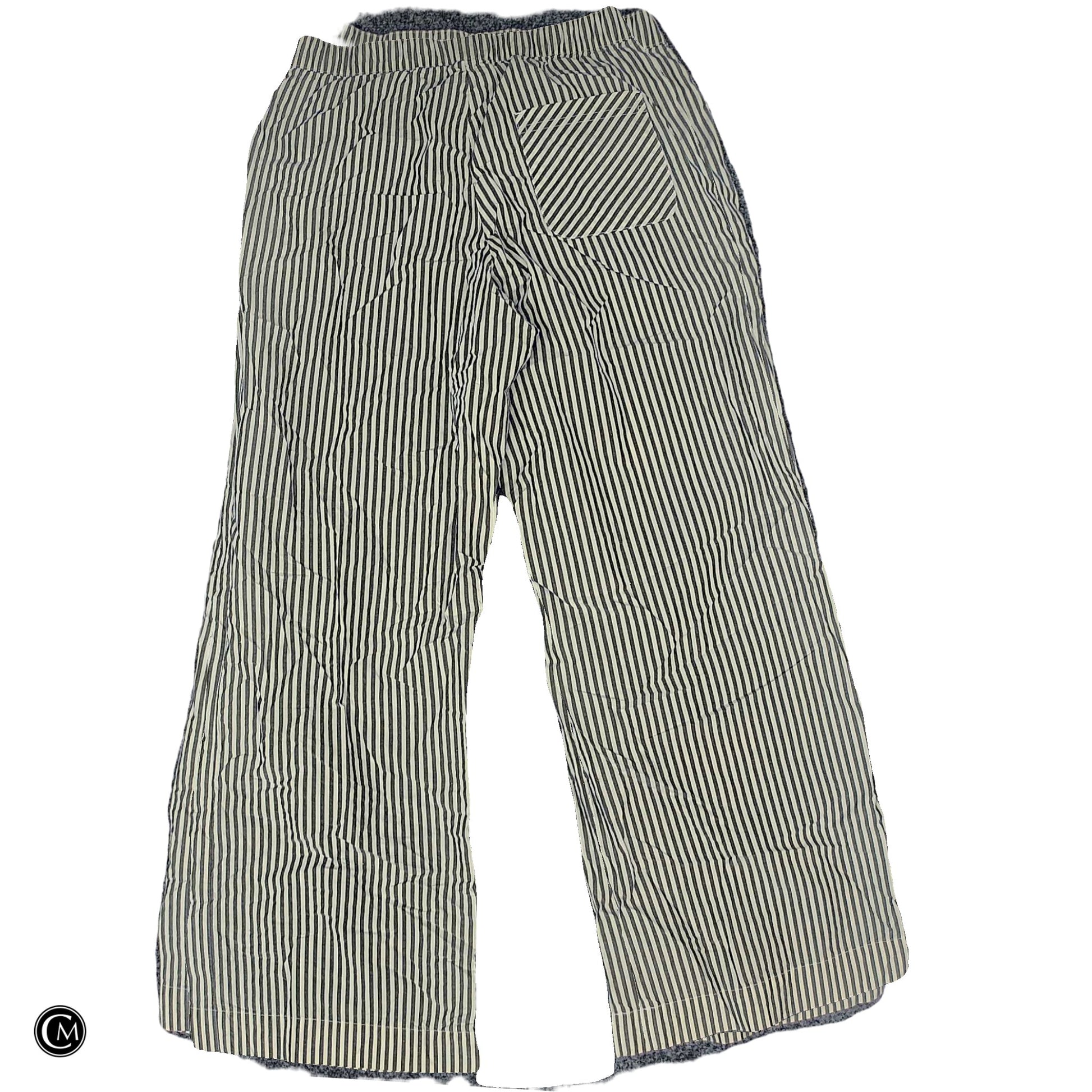 Pants Wide Leg By Marine Layer In Striped Pattern, Size: 0 image 2