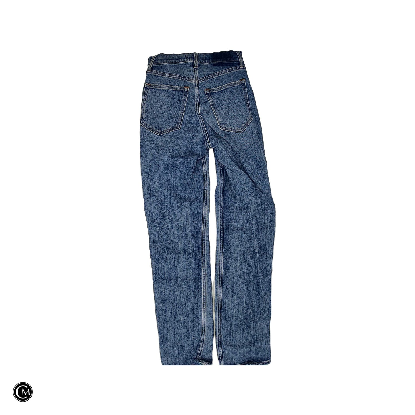 Jeans Straight By Abercrombie And Fitch In Blue, Size: 0p image 2