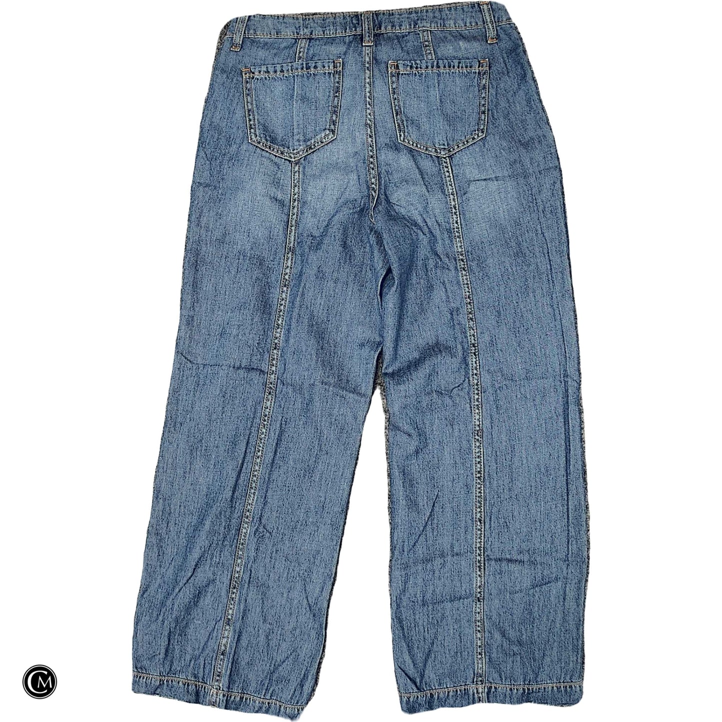 Jeans Wide Leg By Time And Tru In Blue Denim, Size: 4 image 2