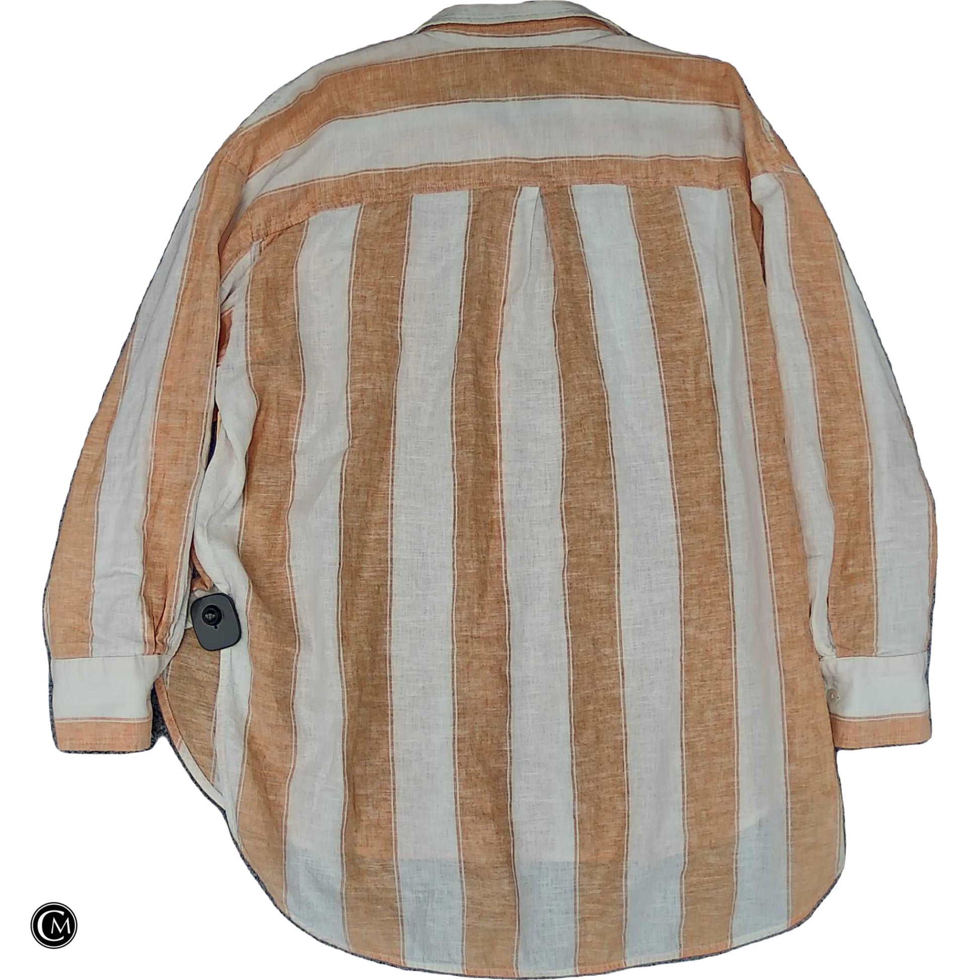 Top Ls By Maeve In Orange & White, Size: L image 2
