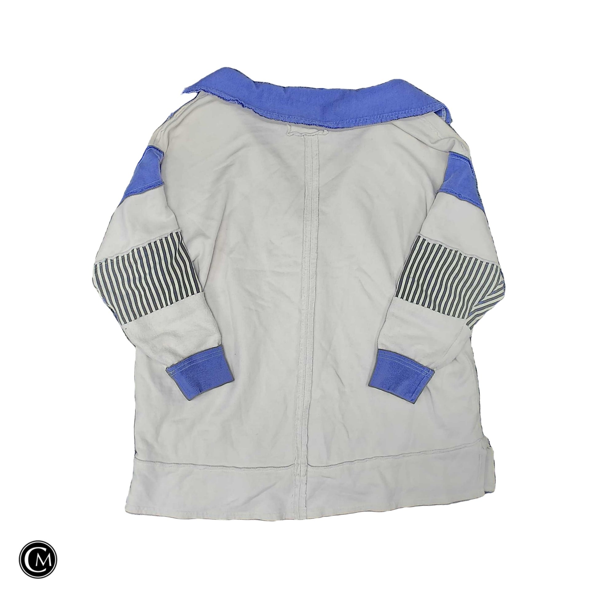 Sweatshirt Collar By We The Free In Blue & White, Size: S image 2