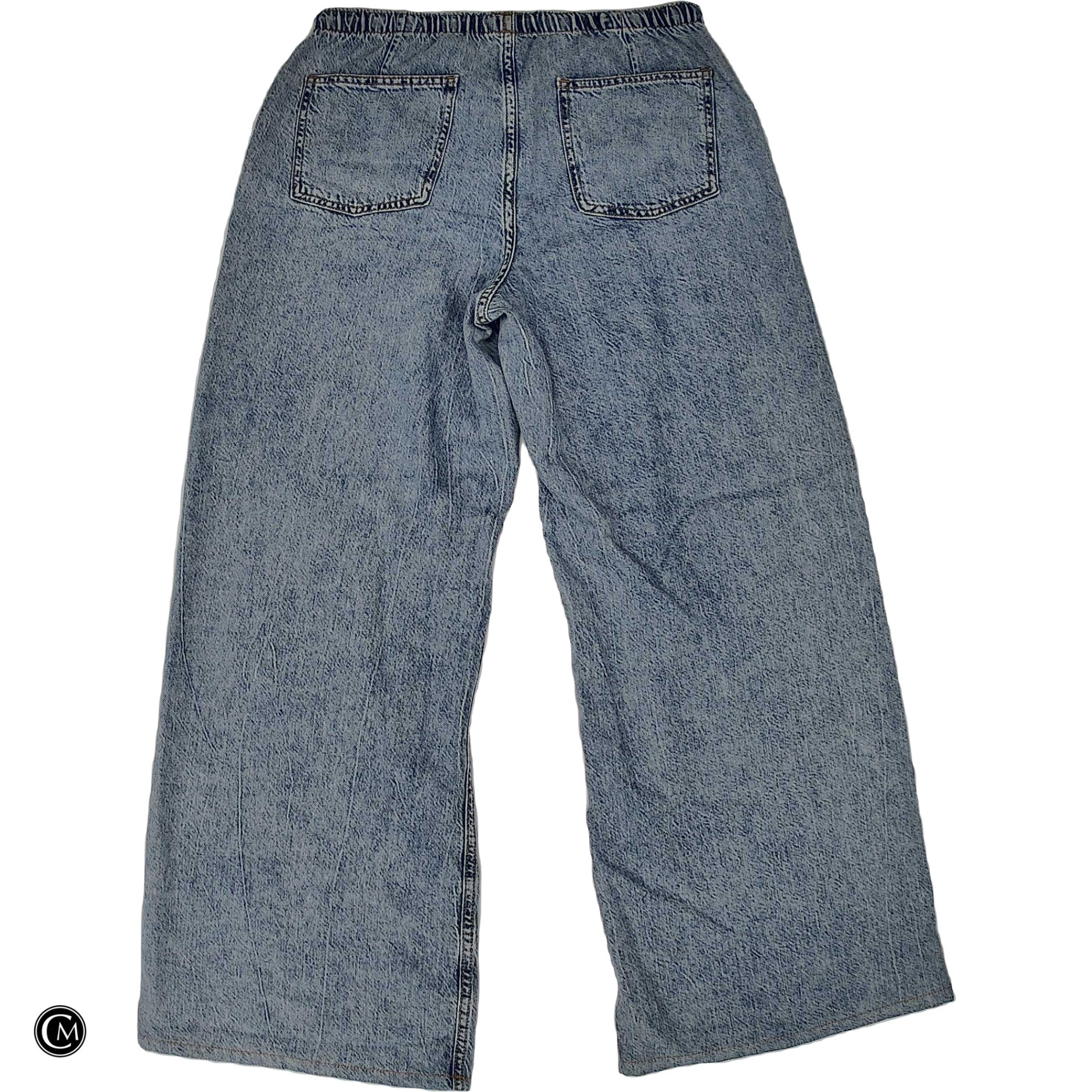 Jeans Wide Leg By Gap In Blue Denim, Size: 4 image 2