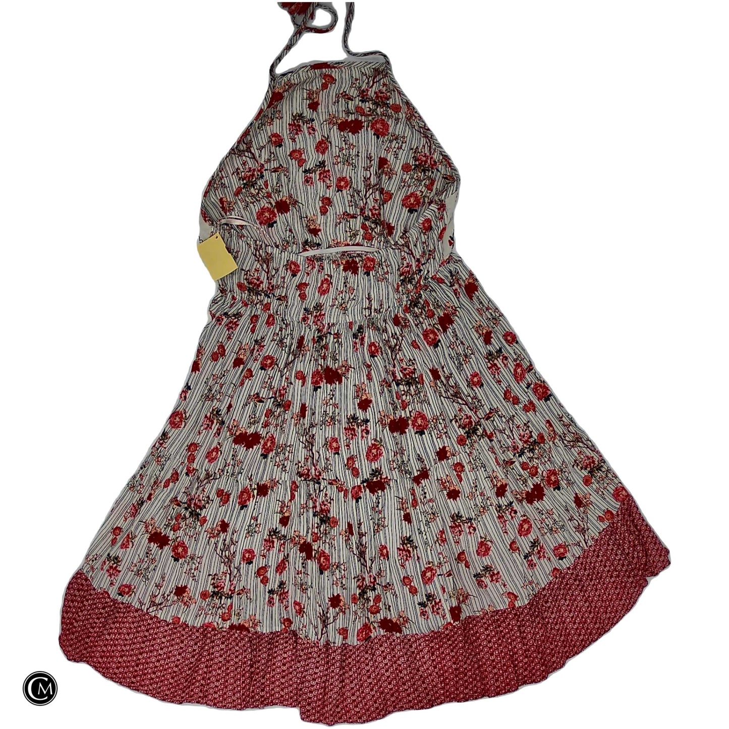 Dress Casual Short By Cmb In Red & White, Size: Xs image 2