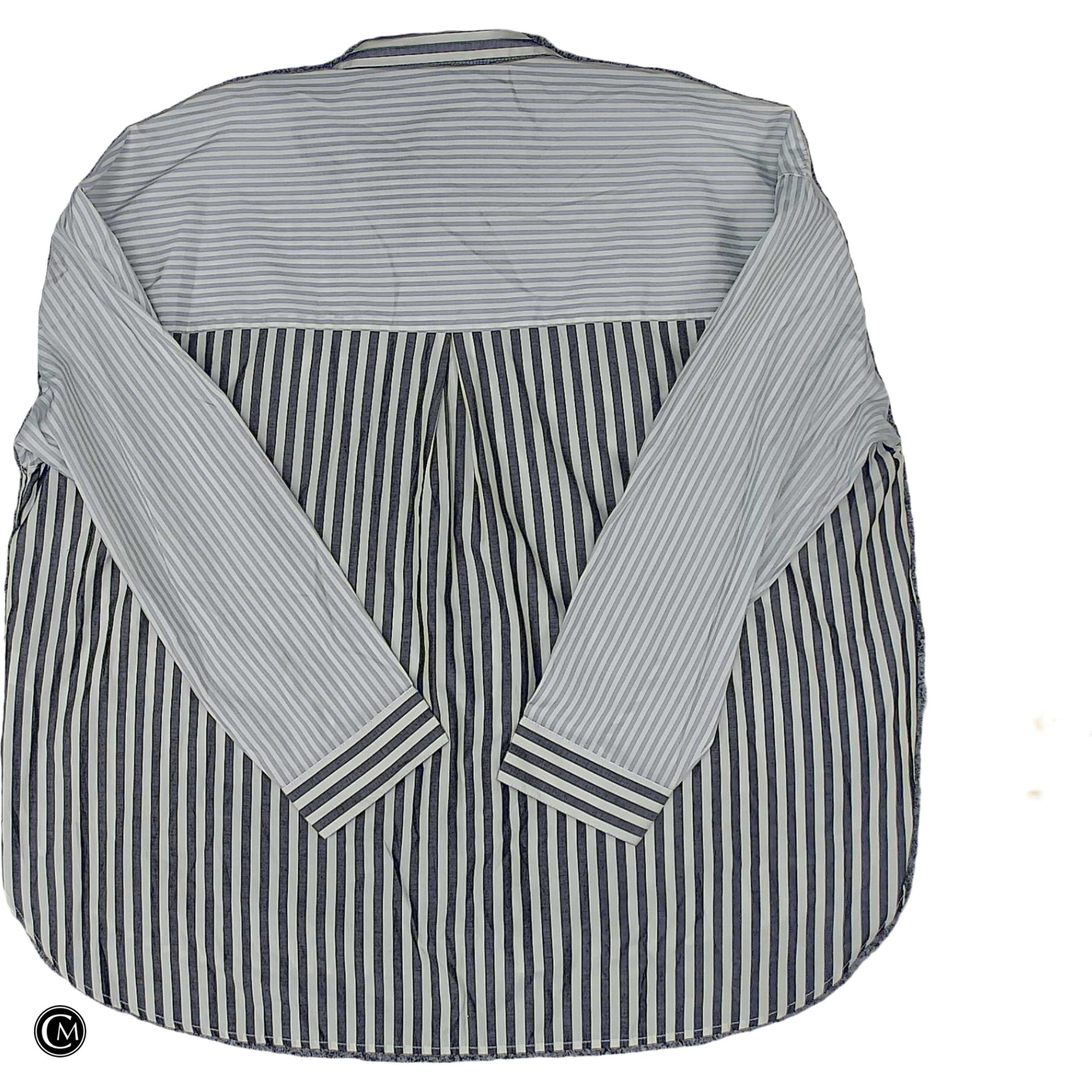 Top Ls By French Connection In Grey & White, Size: Xl image 2
