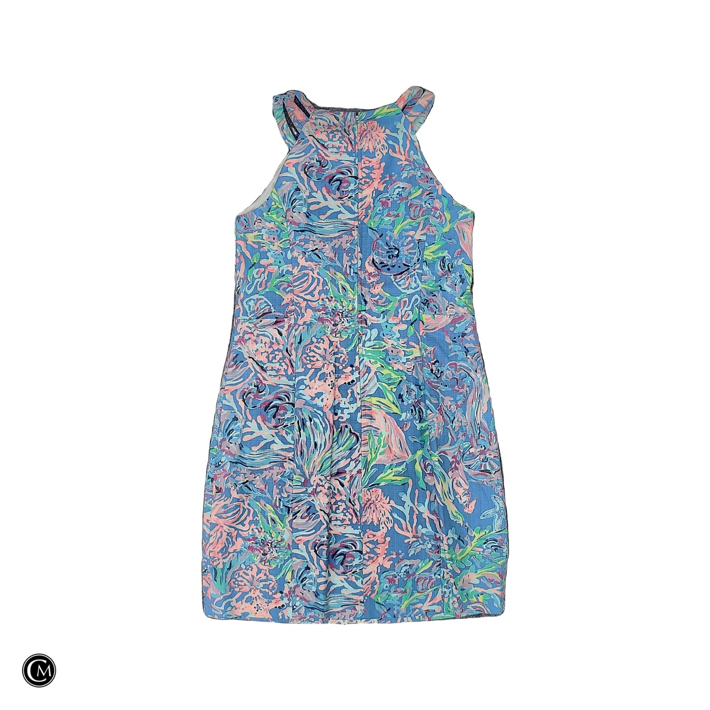Dress Designer By Lilly Pulitzer In Blue & Pink, Size: S image 2