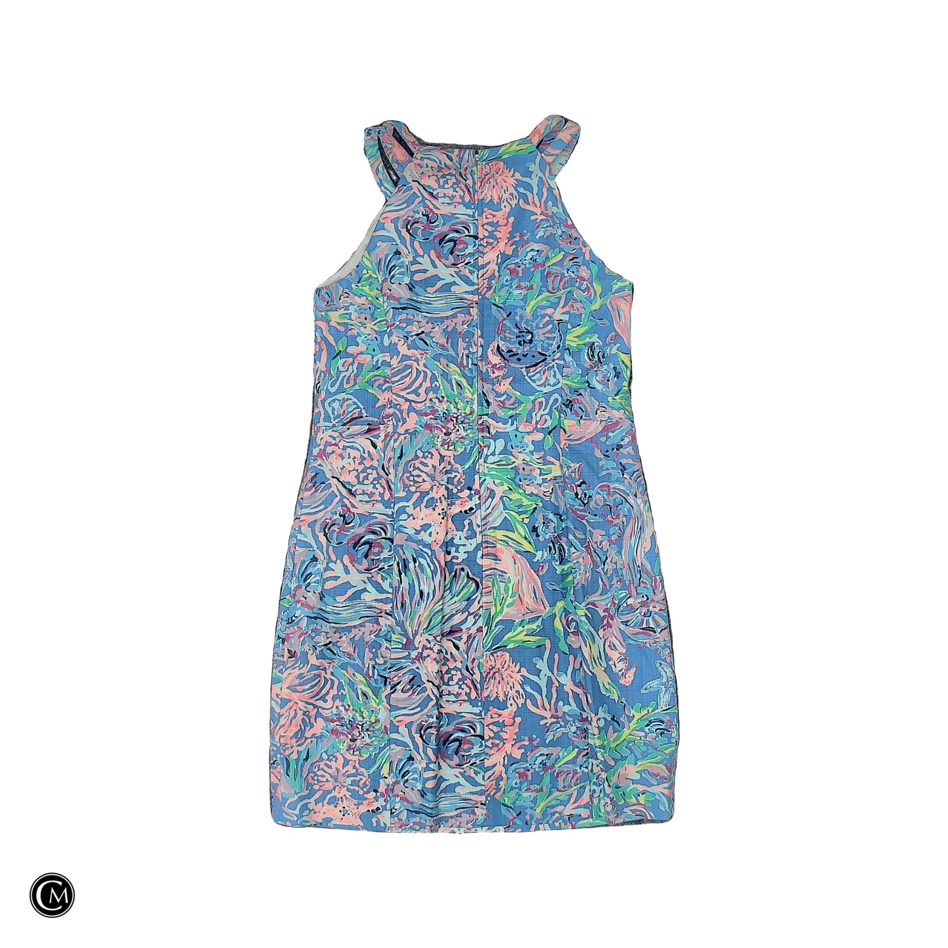 Dress Designer By Lilly Pulitzer In Blue & Pink, Size: S image 2