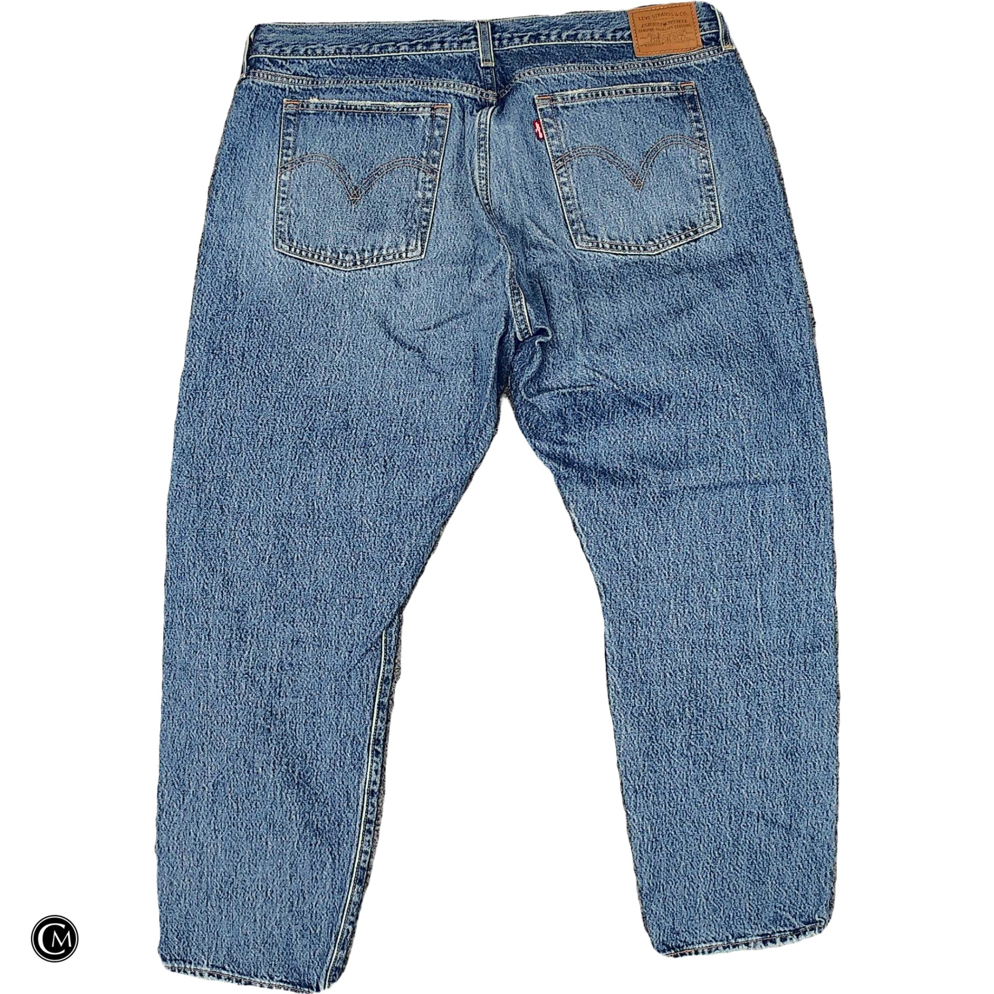 Jeans Straight By Levis In Blue Denim, Size: 18 image 2