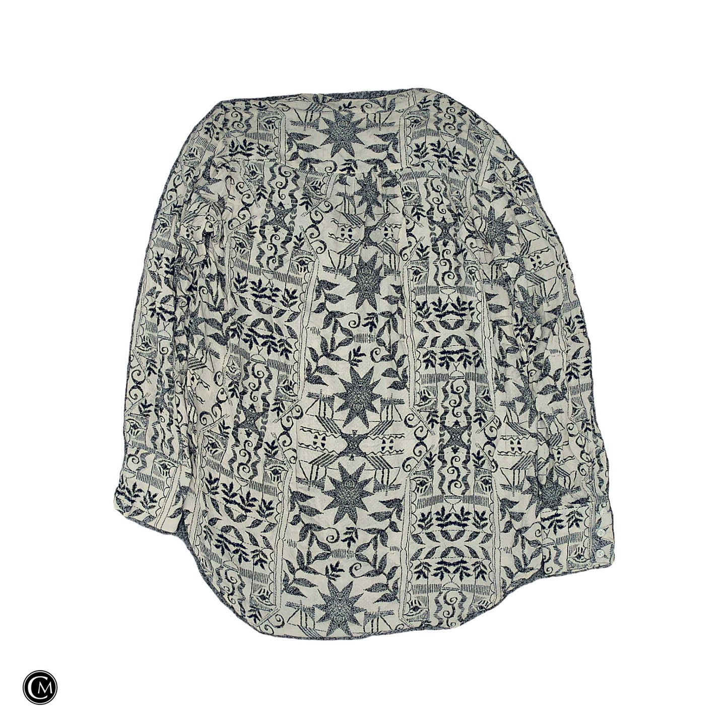 Top Ls By Free People In Black & Cream, Size: L image 2