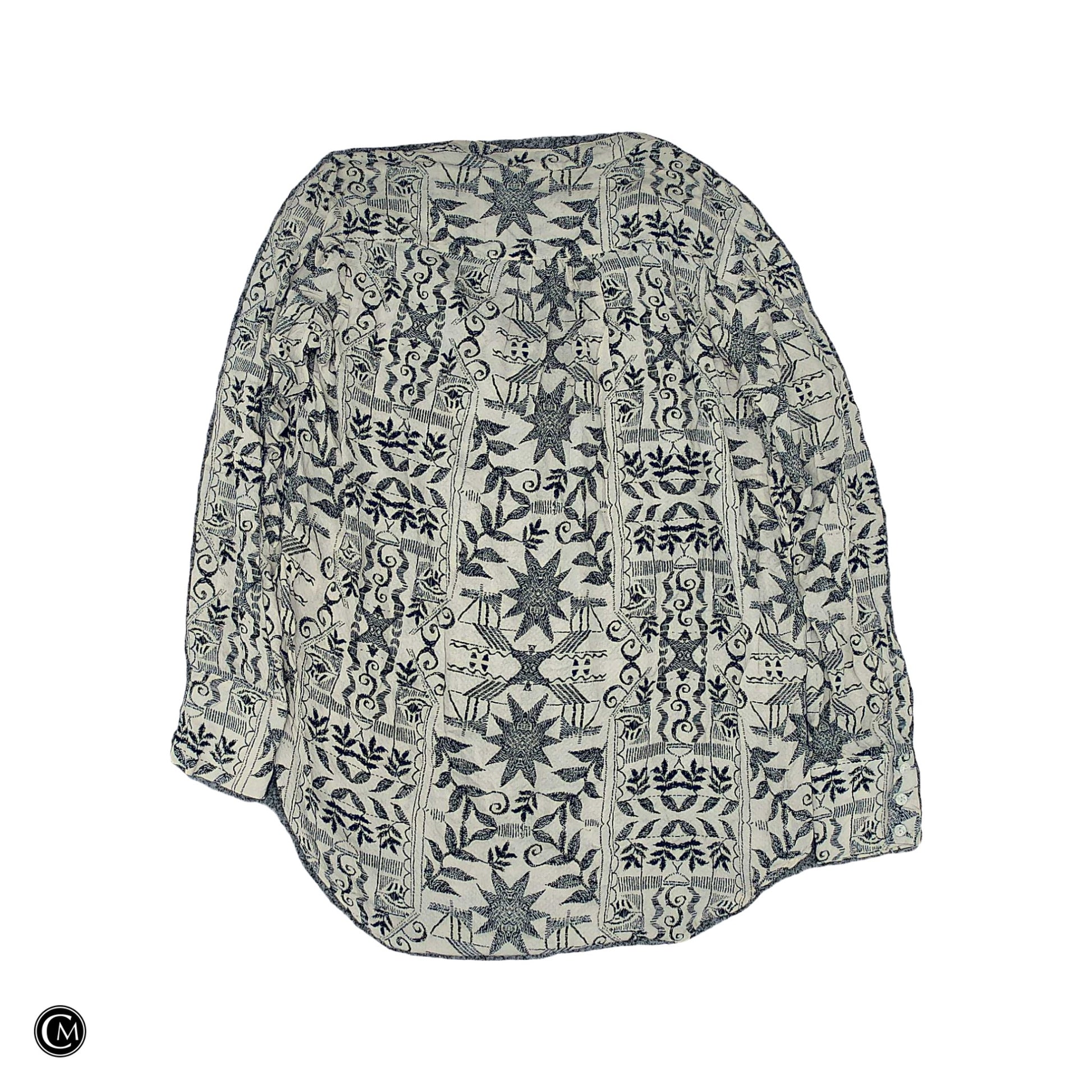 Top Ls By Free People In Black & Cream, Size: L image 2