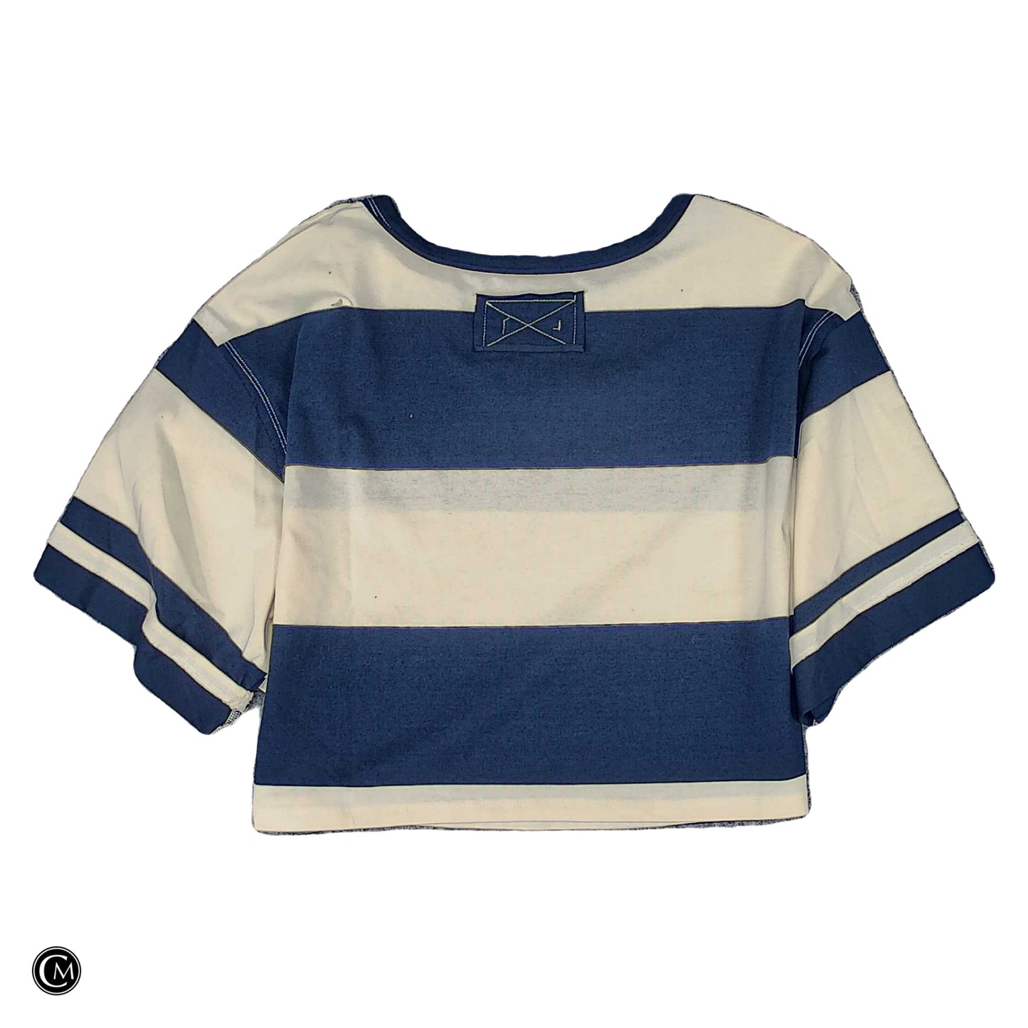 Top Ss By Baevely In Blue & Cream, Size: S image 2