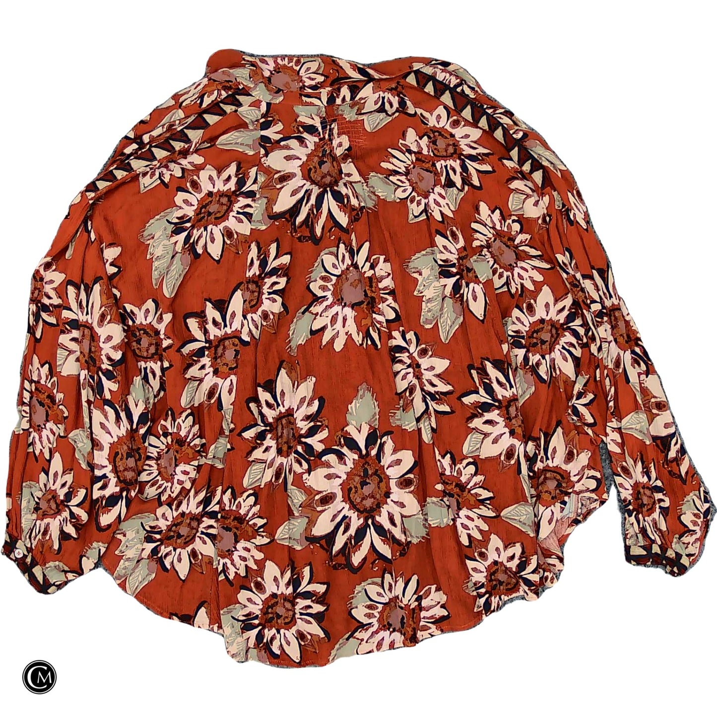 Top Ls By Free People In Orange, Size: M image 2